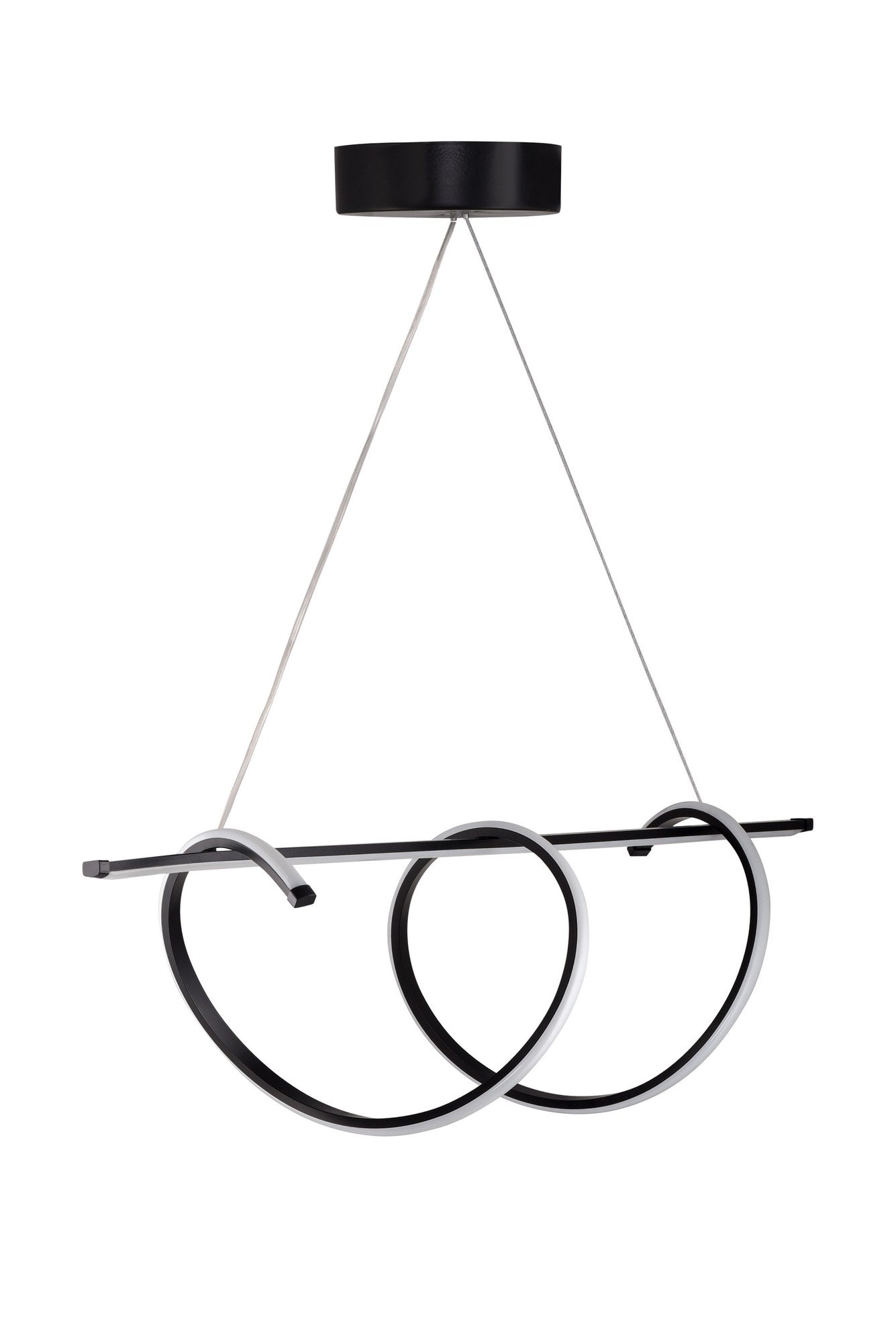 Candeeiro de Teto – 110 x 30 x 30 cm – Preto – Alumínio