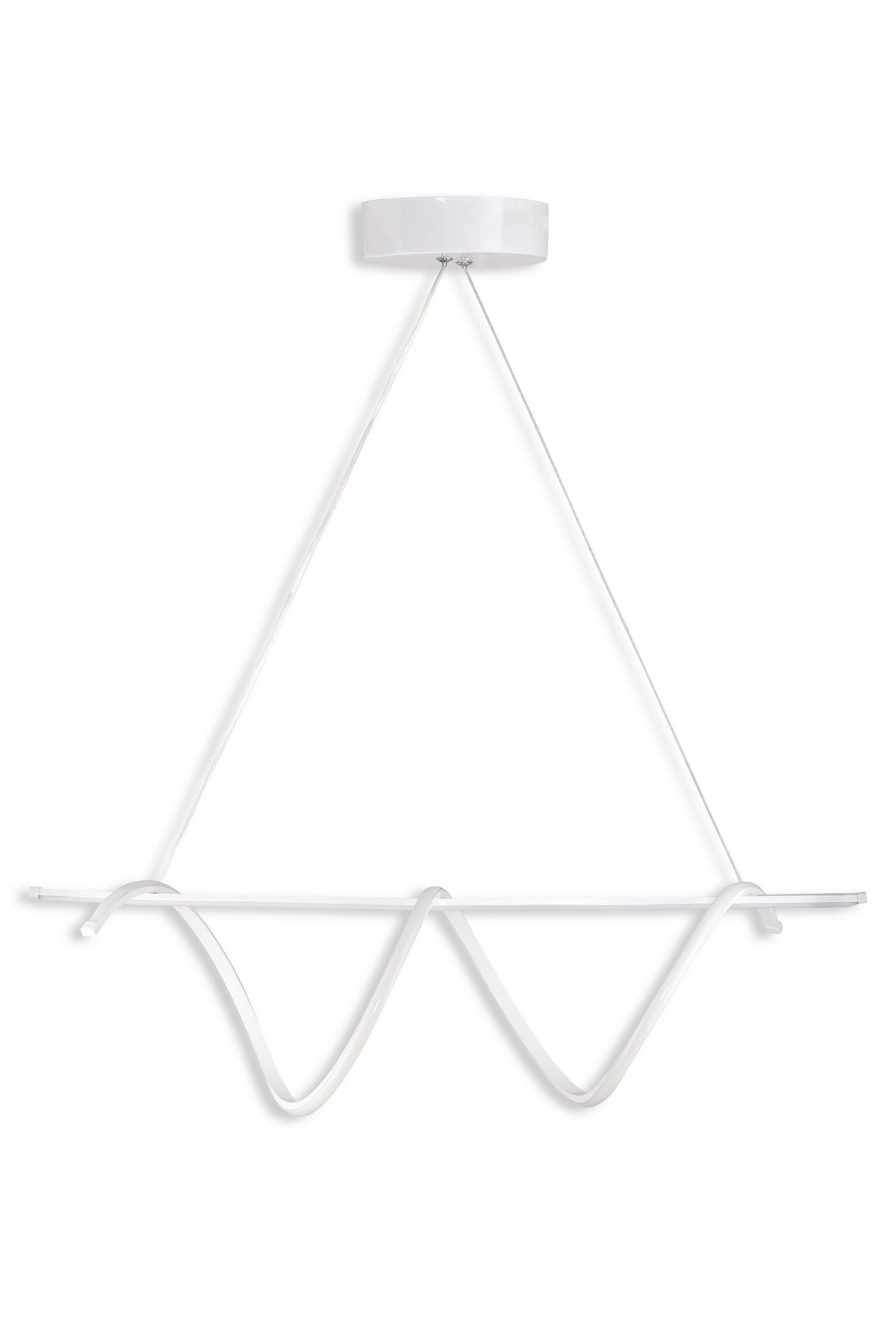 Candeeiro de Teto – 110 x 30 x 30 cm – Branco – Alumínio