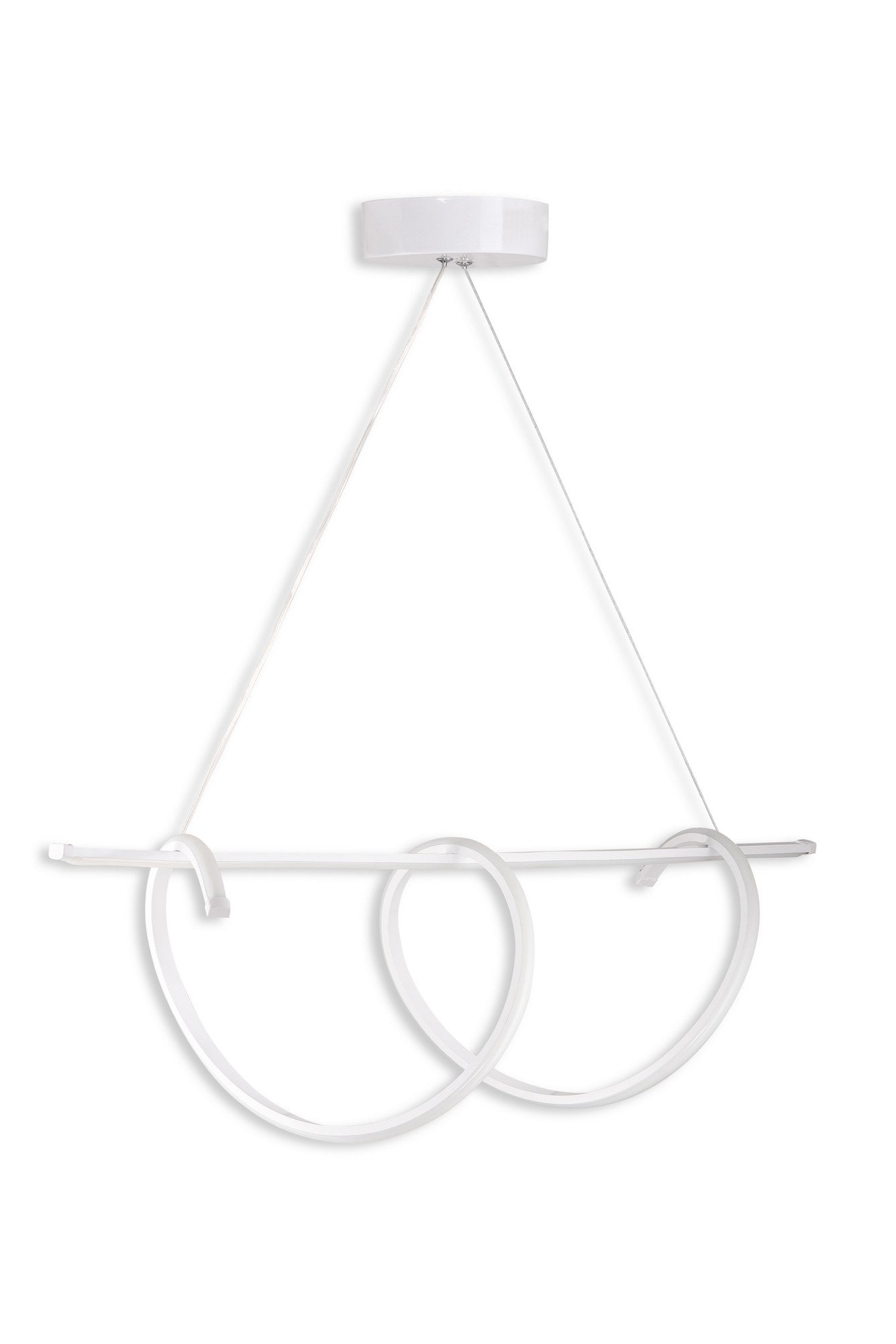 Candeeiro de Teto – 100 x 30 x 30 cm – Branco – Alumínio