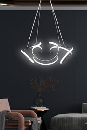 Candeeiro de Teto – 55 x 55 x 20 cm – Preto – Alumínio