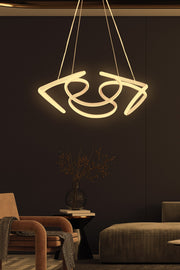 Candeeiro de Teto – 55 x 55 x 20 cm – Branco – Alumínio