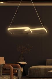 Candeeiro de Teto – 60 x 35 x 2 cm – Preto – Alumínio