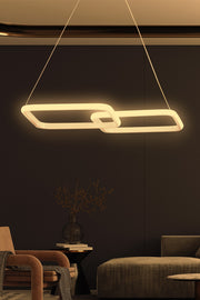 Candeeiro de Teto – 60 x 35 x 2 cm – Branco – Alumínio