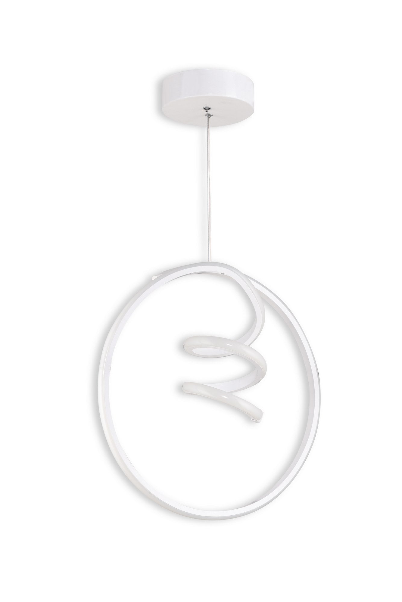 Candeeiro de Teto – 40 x 15 x 40 cm – Branco – Alumínio