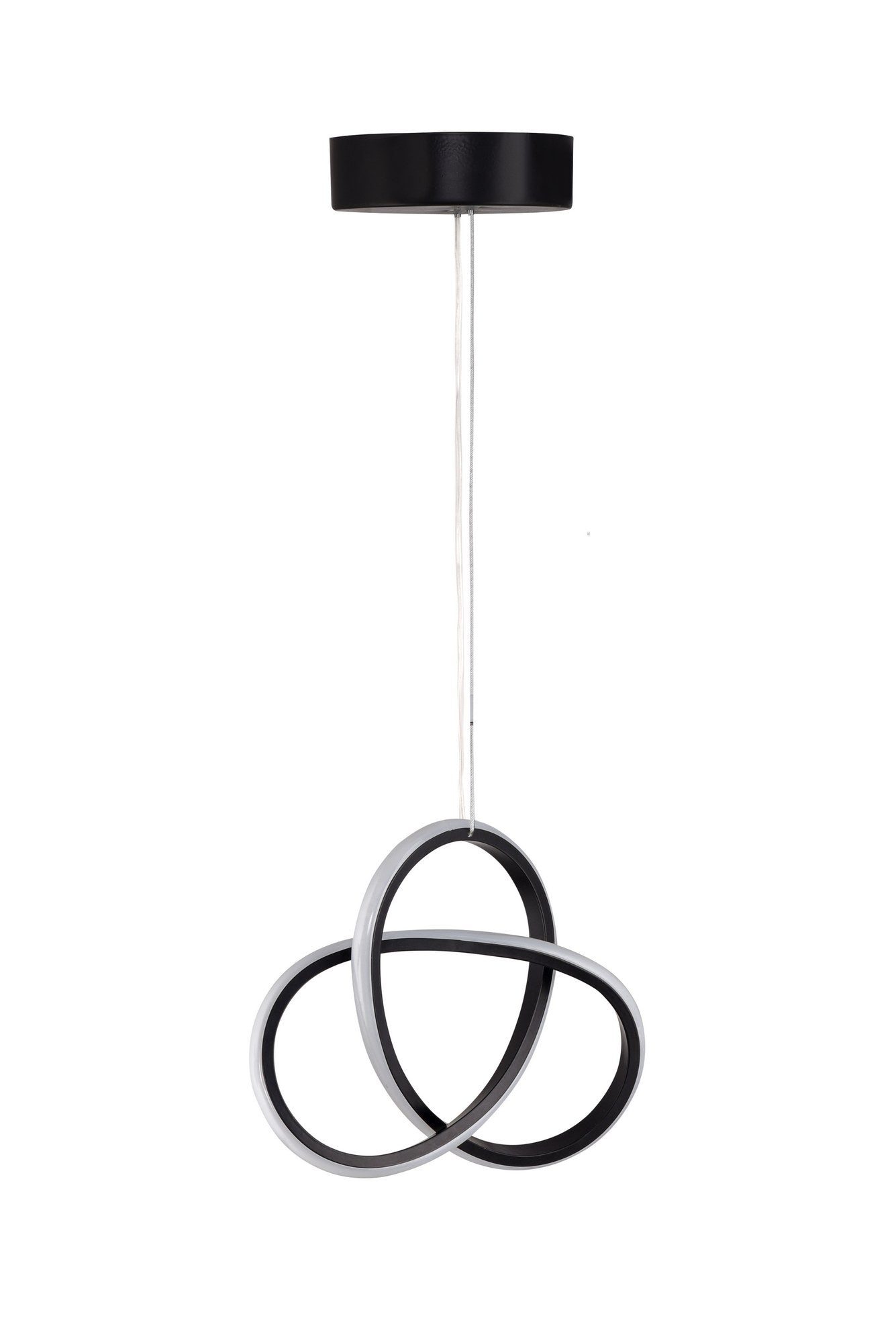 Candeeiro de Teto – 30 x 25 x 2 cm – Preto – Alumínio