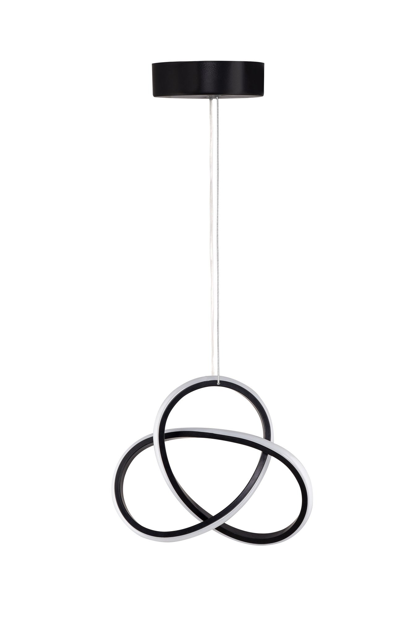 Candeeiro de Teto – 30 x 25 x 2 cm – Preto – Alumínio