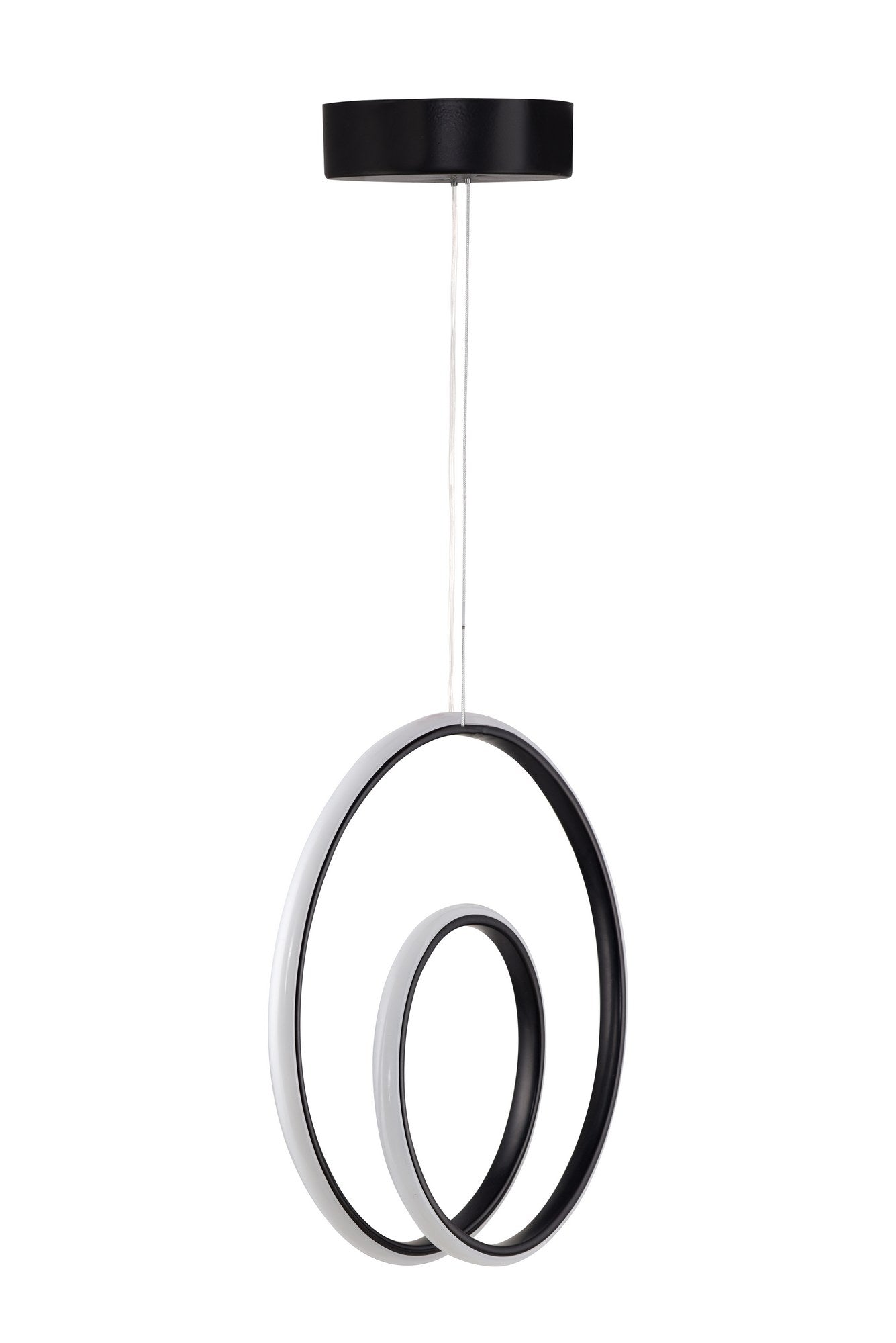 Candeeiro de Teto – 32 x 32 x 6 cm – Preto – Alumínio