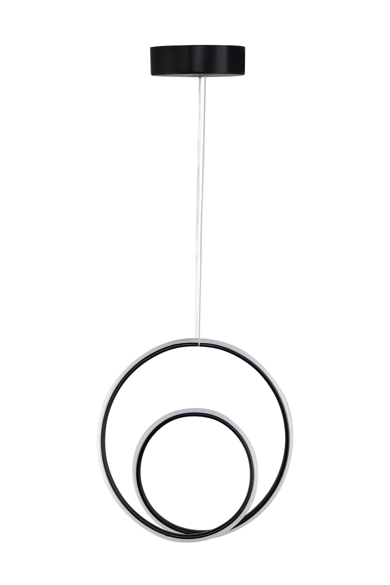 Candeeiro de Teto – 32 x 32 x 6 cm – Preto – Alumínio