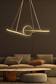 Candeeiro de Teto – 80 x 20 x 20 cm – Preto – Alumínio