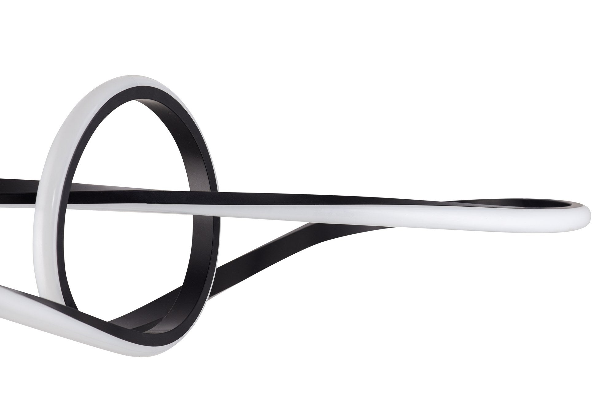 Candeeiro de Teto – 80 x 20 x 20 cm – Preto – Alumínio