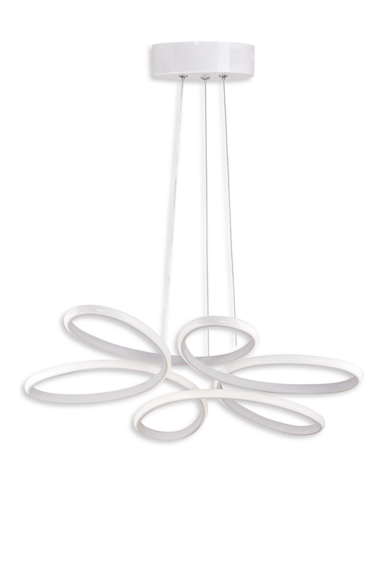 Candeeiro de Teto – 60 x 60 x 4 cm – Branco – Alumínio