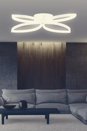 Candeeiro de Teto – 45 x 45 x 4 cm – Branco – Alumínio