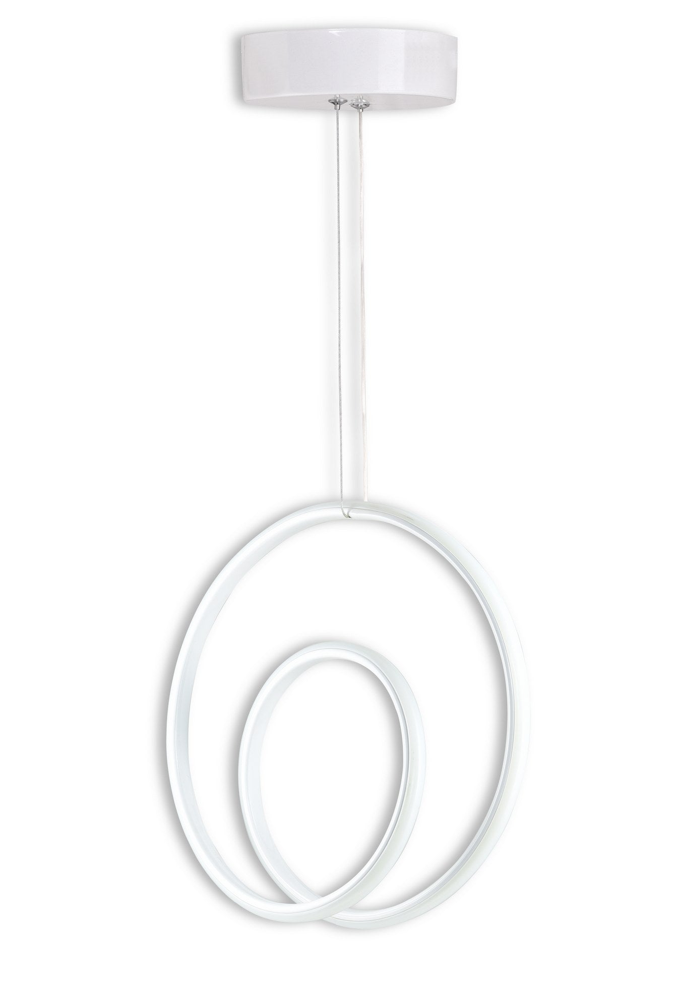 Candeeiro de Teto – 0-80 cm – Branco – Alumínio