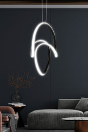 Candeeiro de Teto – 0-80 cm – Preto – Alumínio