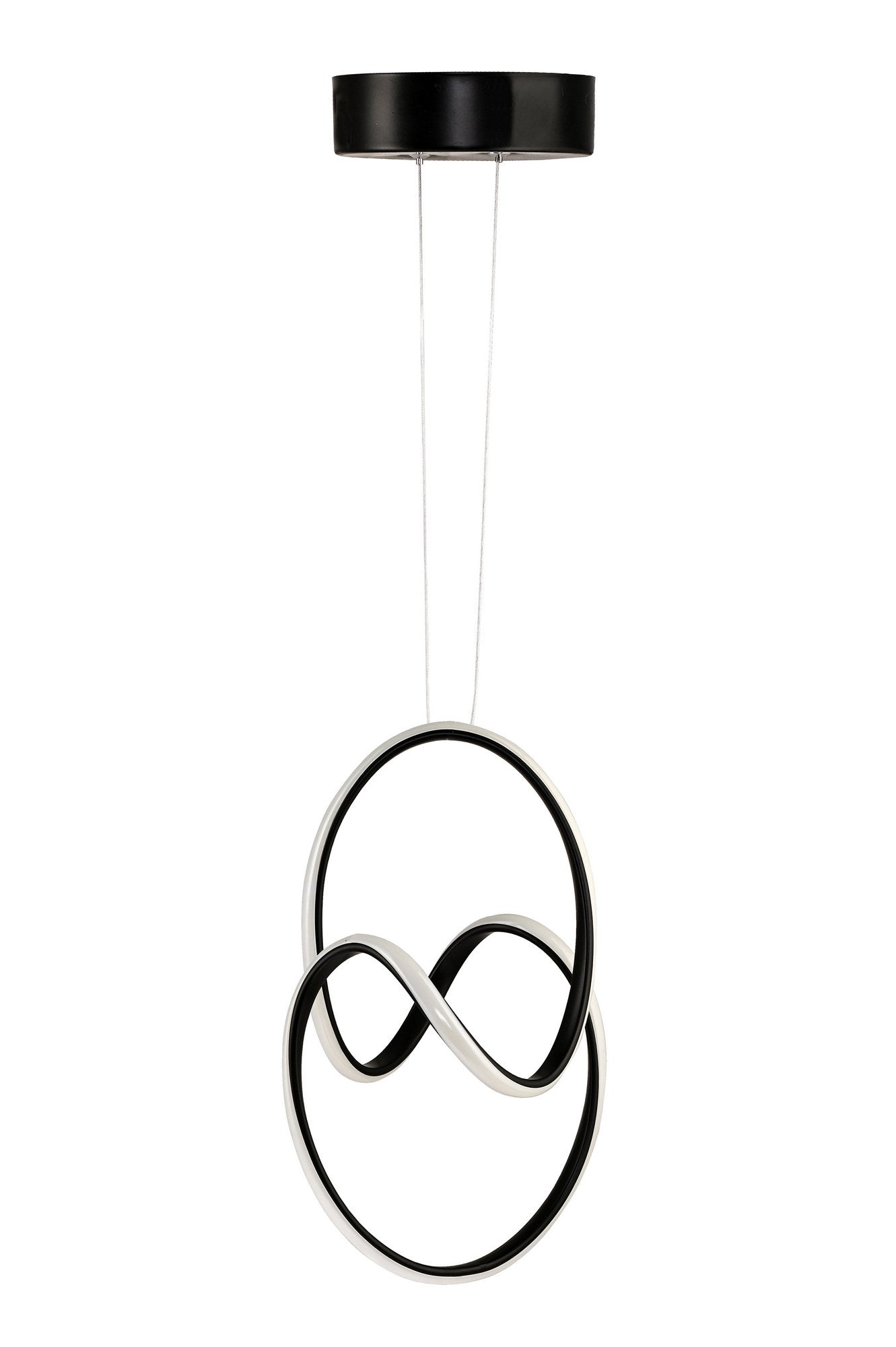 Candeeiro de Teto – 0-80 cm – Preto – Alumínio