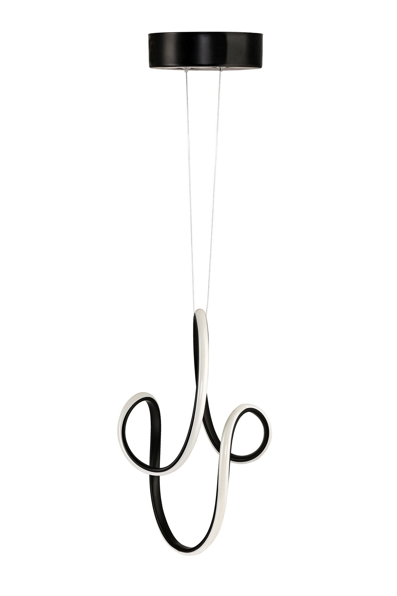 Candeeiro de Teto – 0-80 cm – Preto – Alumínio