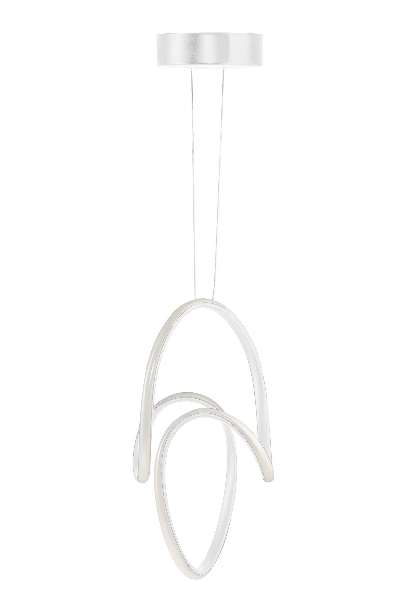 Candeeiro de Teto – Ajustável 0-80 cm – Branco – Alumínio