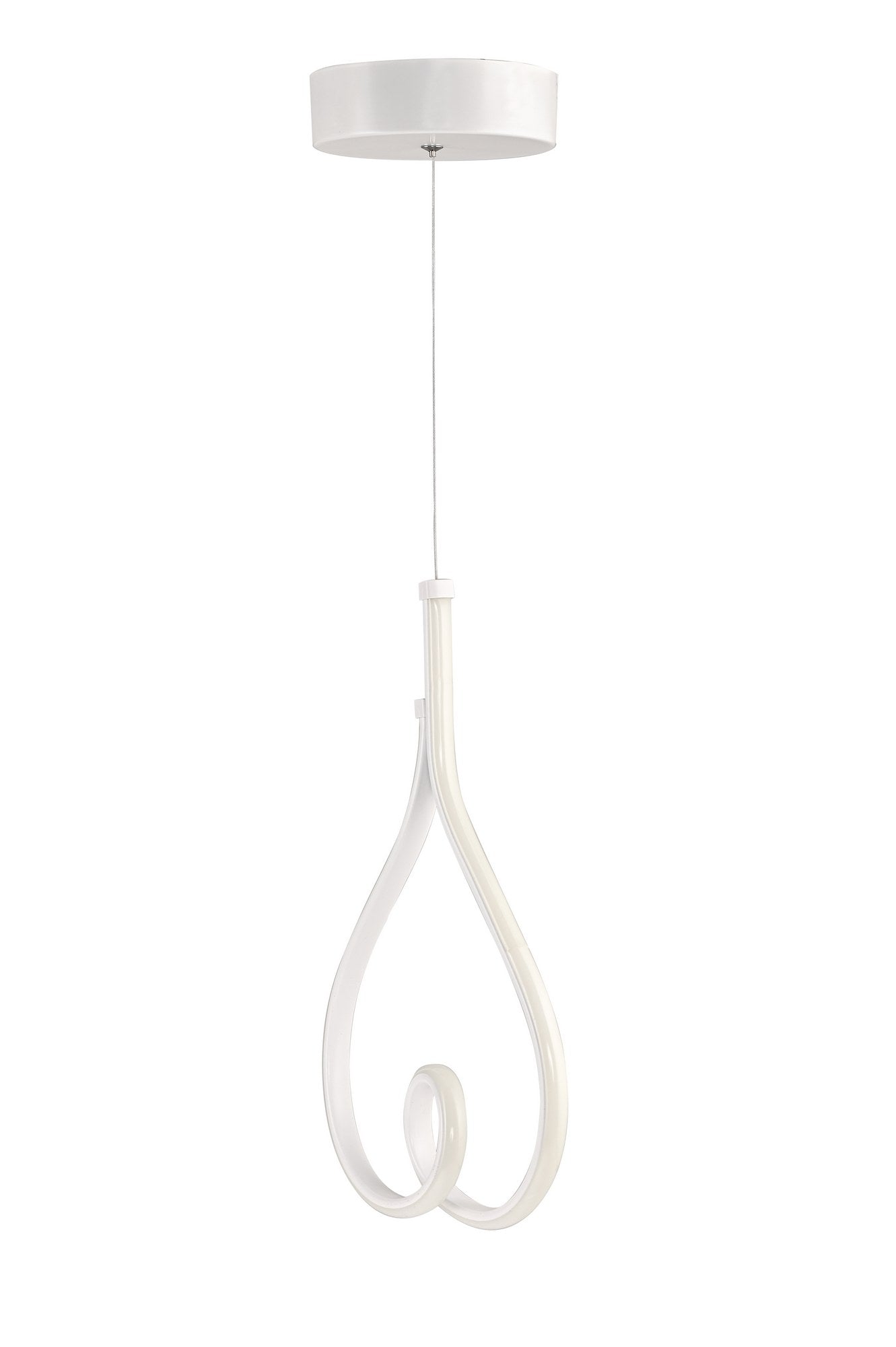 Candeeiro de Teto – 0-80 cm – Branco – Alumínio