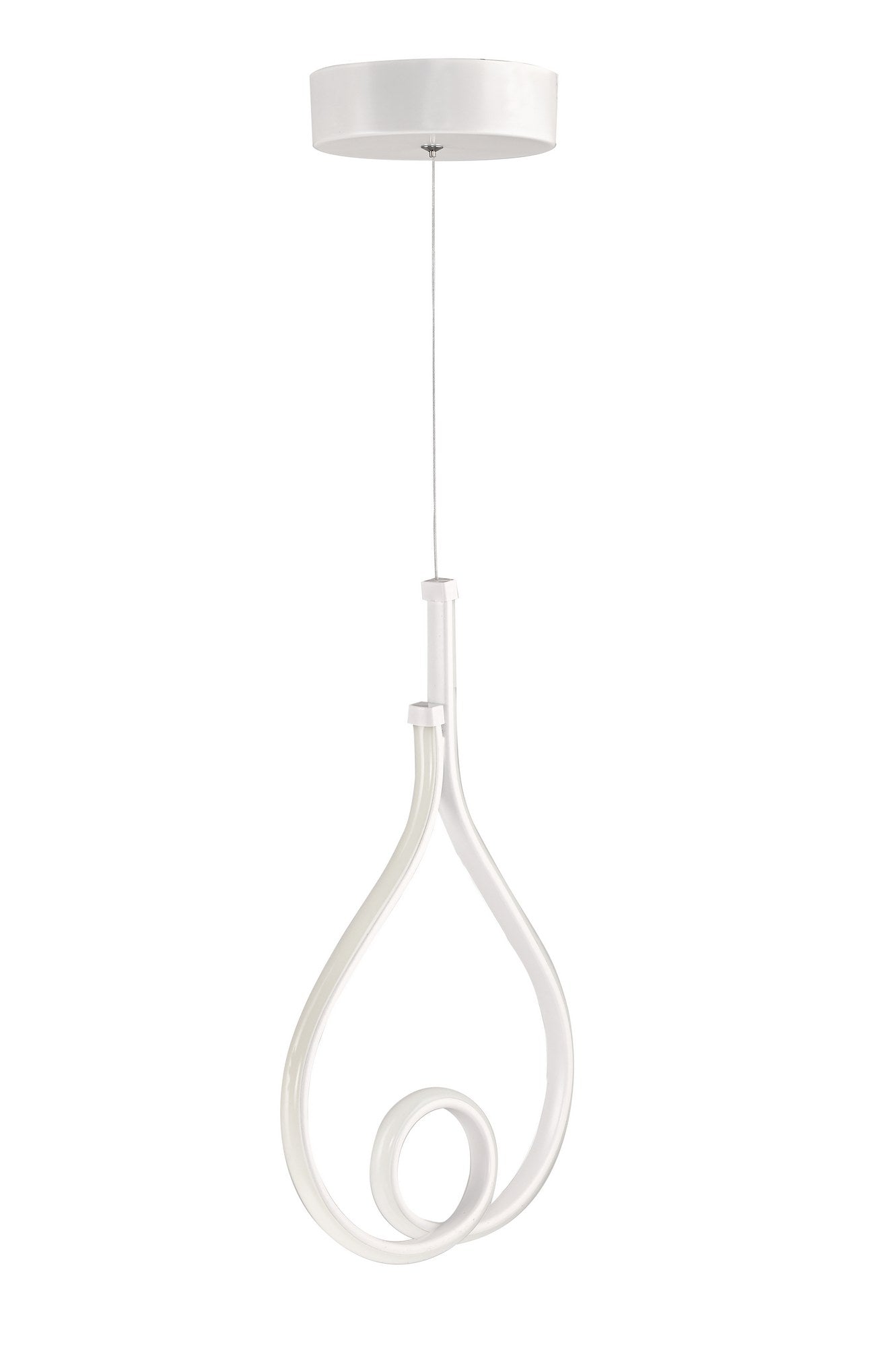 Candeeiro de Teto – 0-80 cm – Branco – Alumínio