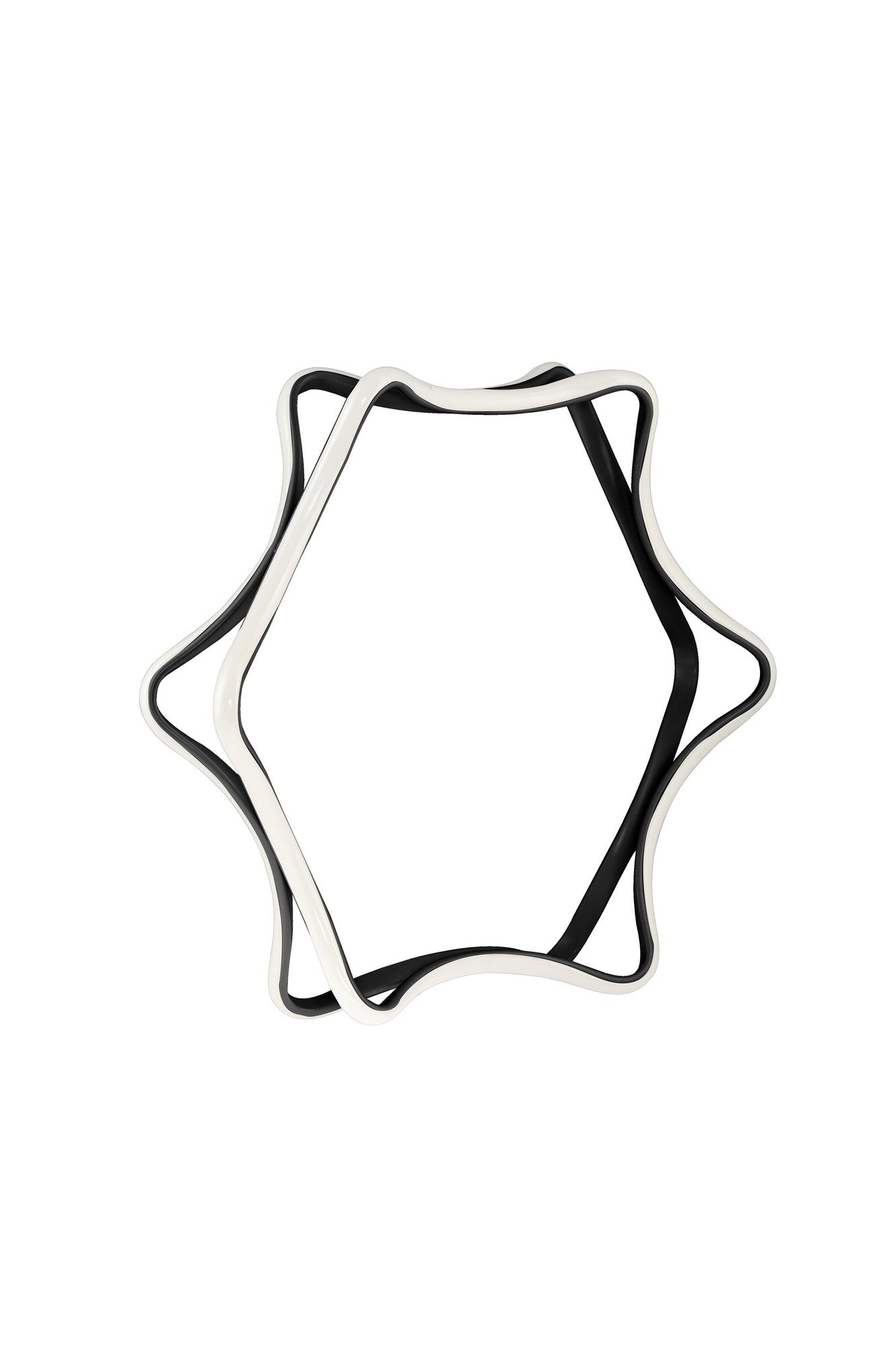 Candeeiro de Teto – 50 x 50 x 10 cm – Preto – Alumínio