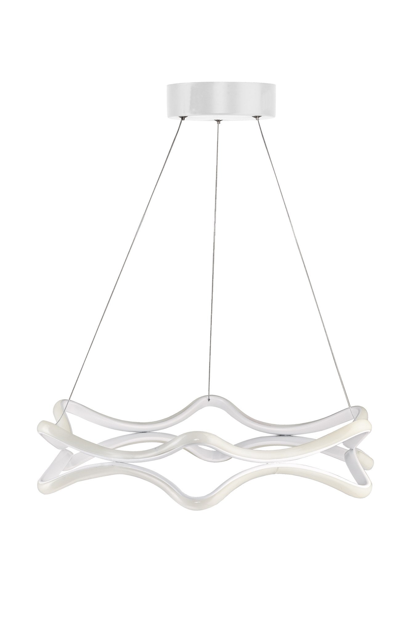 Candeeiro de Teto – 50 x 50 x 10 cm – Branco – Alumínio