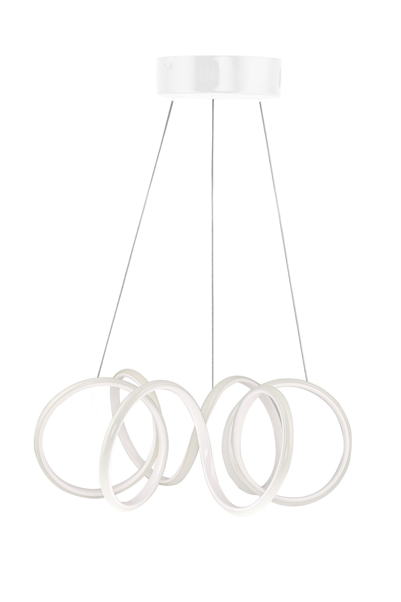 Candeeiro de Teto – 55 x 55 x 20 cm – Branco – Alumínio