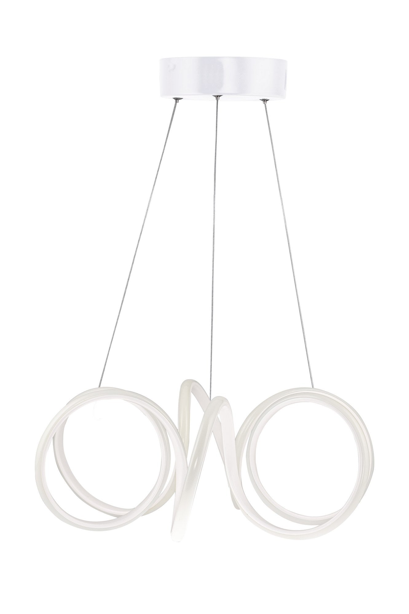 Candeeiro de Teto – 55 x 55 x 20 cm – Branco – Alumínio