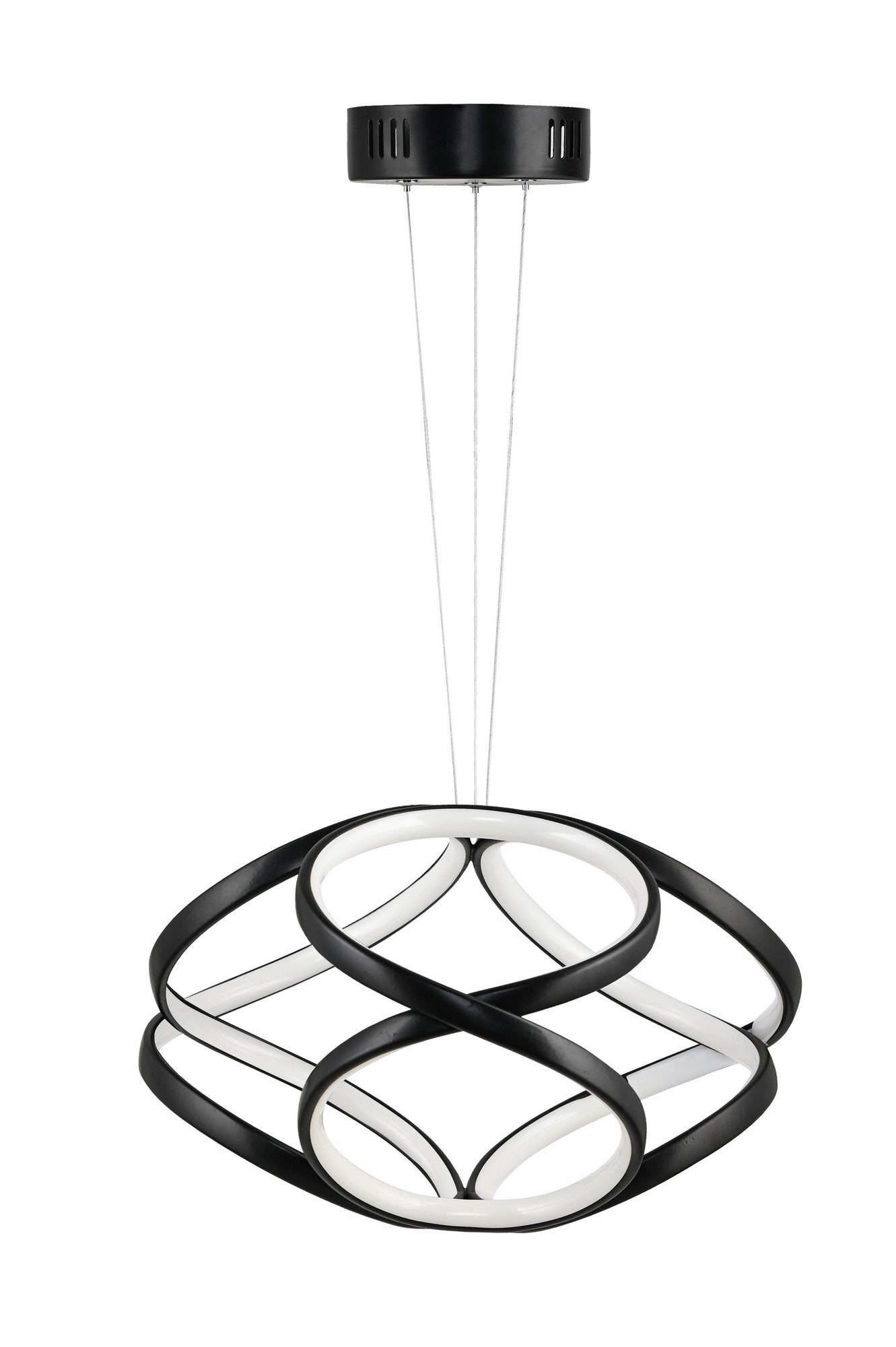 Candeeiro de Teto – 35 x 35 x 20 cm – Preto – Alumínio