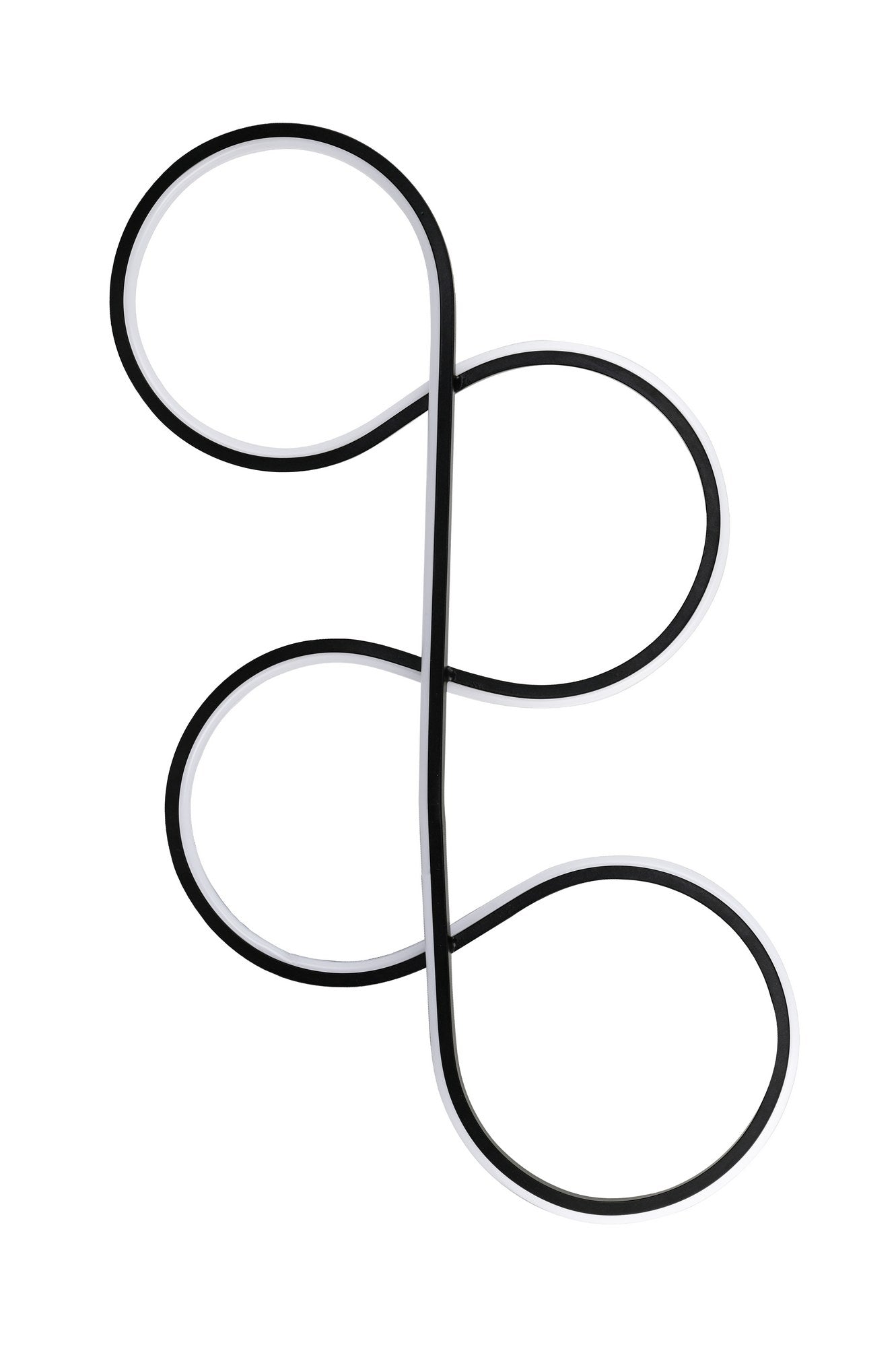 Candeeiro de Teto – 0-80 cm – Preto – Alumínio