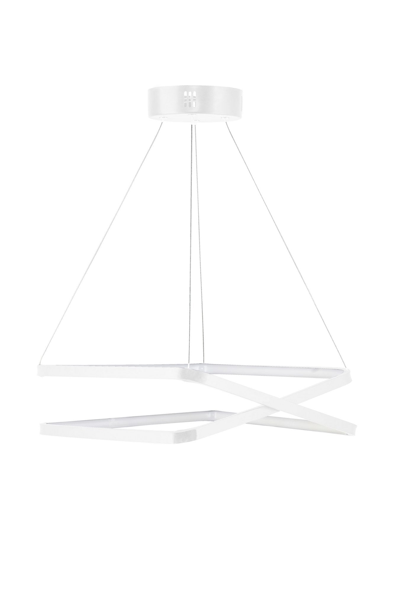 Candeeiro de Teto – 40 x 40 x 12 cm – Branco – Alumínio