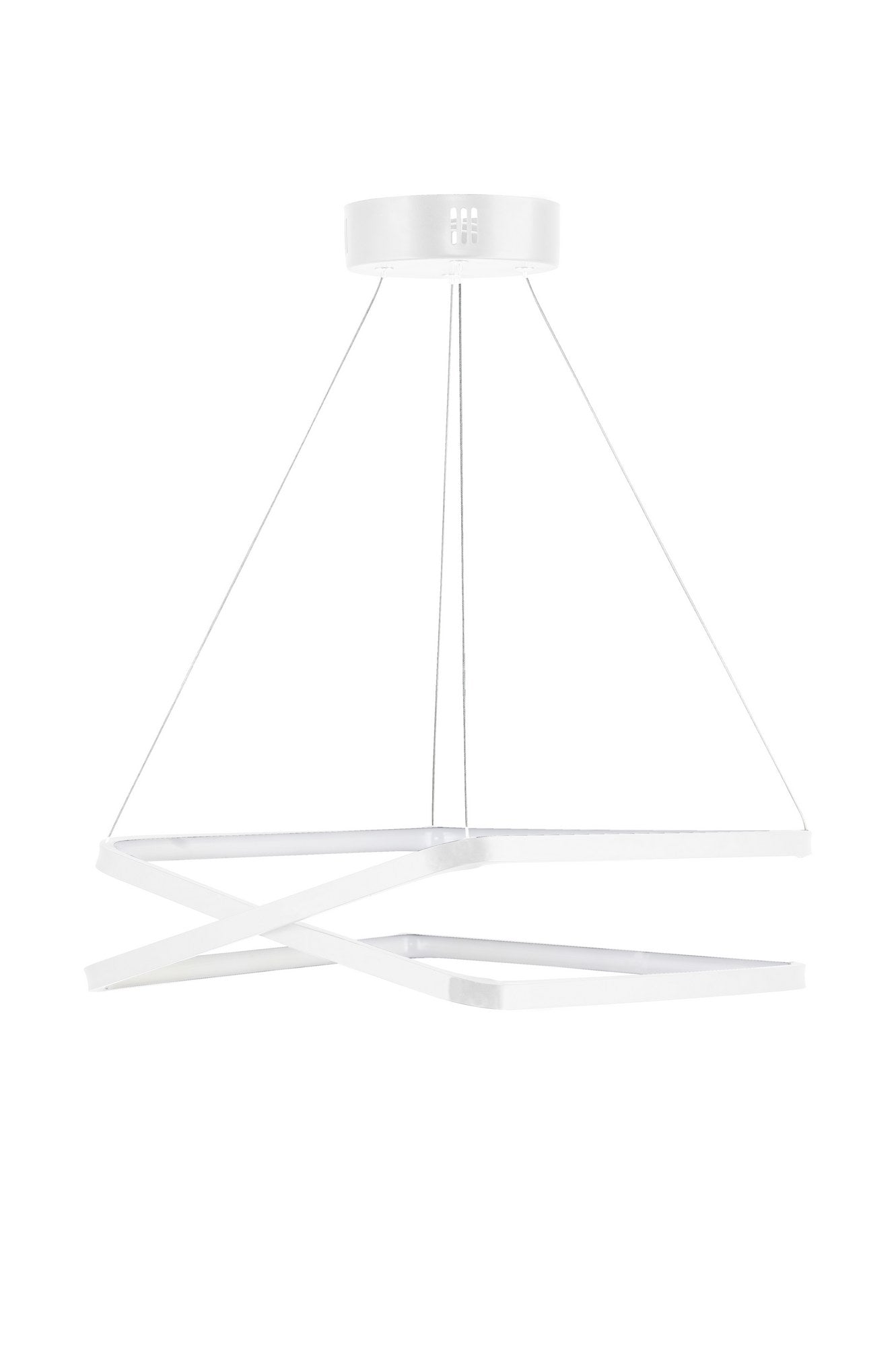 Candeeiro de Teto – 40 x 40 x 12 cm – Branco – Alumínio