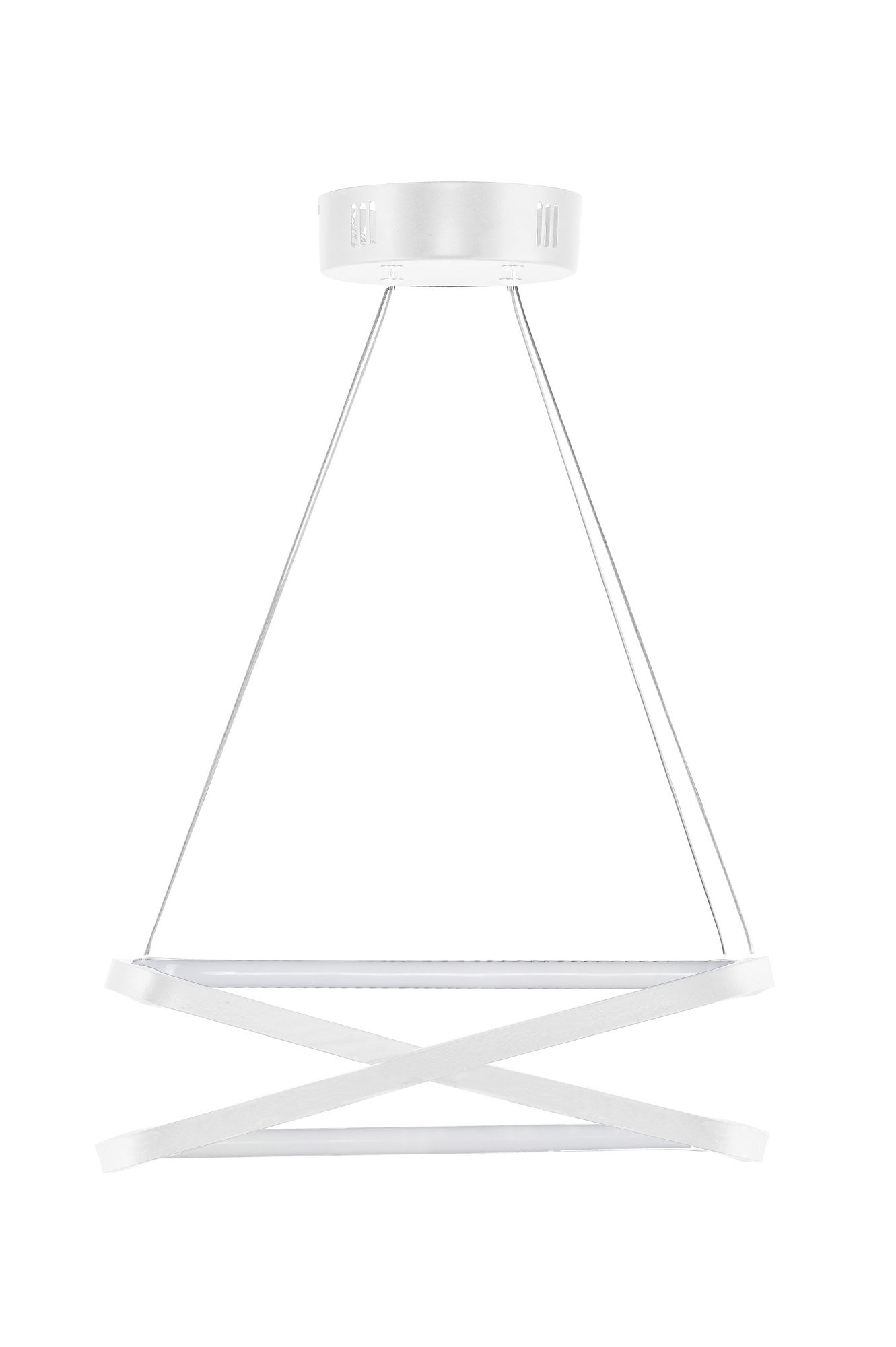 Candeeiro de Teto – 40 x 40 x 12 cm – Branco – Alumínio