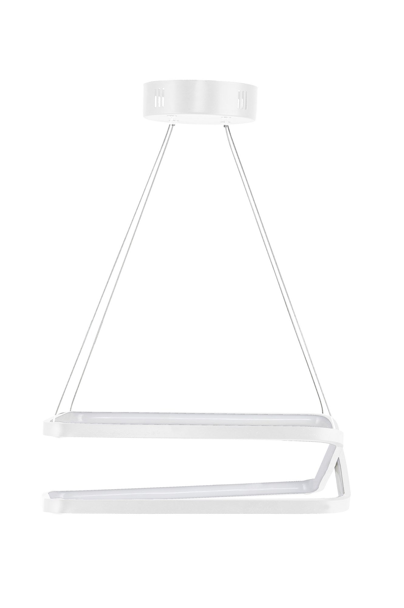 Candeeiro de Teto – 40 x 40 x 12 cm – Branco – Alumínio