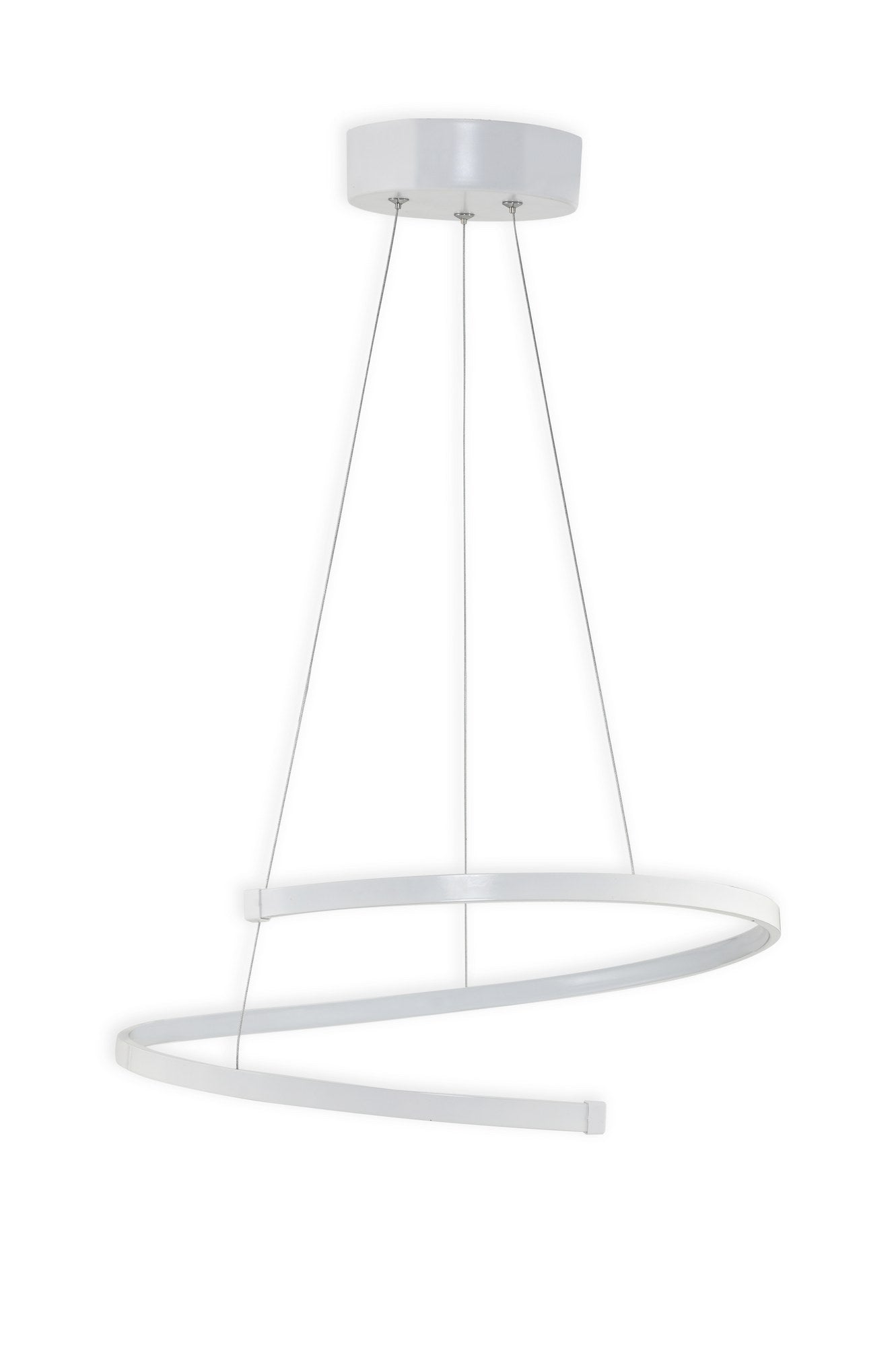 Candeeiro de Teto – 44 x 44 x 13 cm – Branco – Alumínio