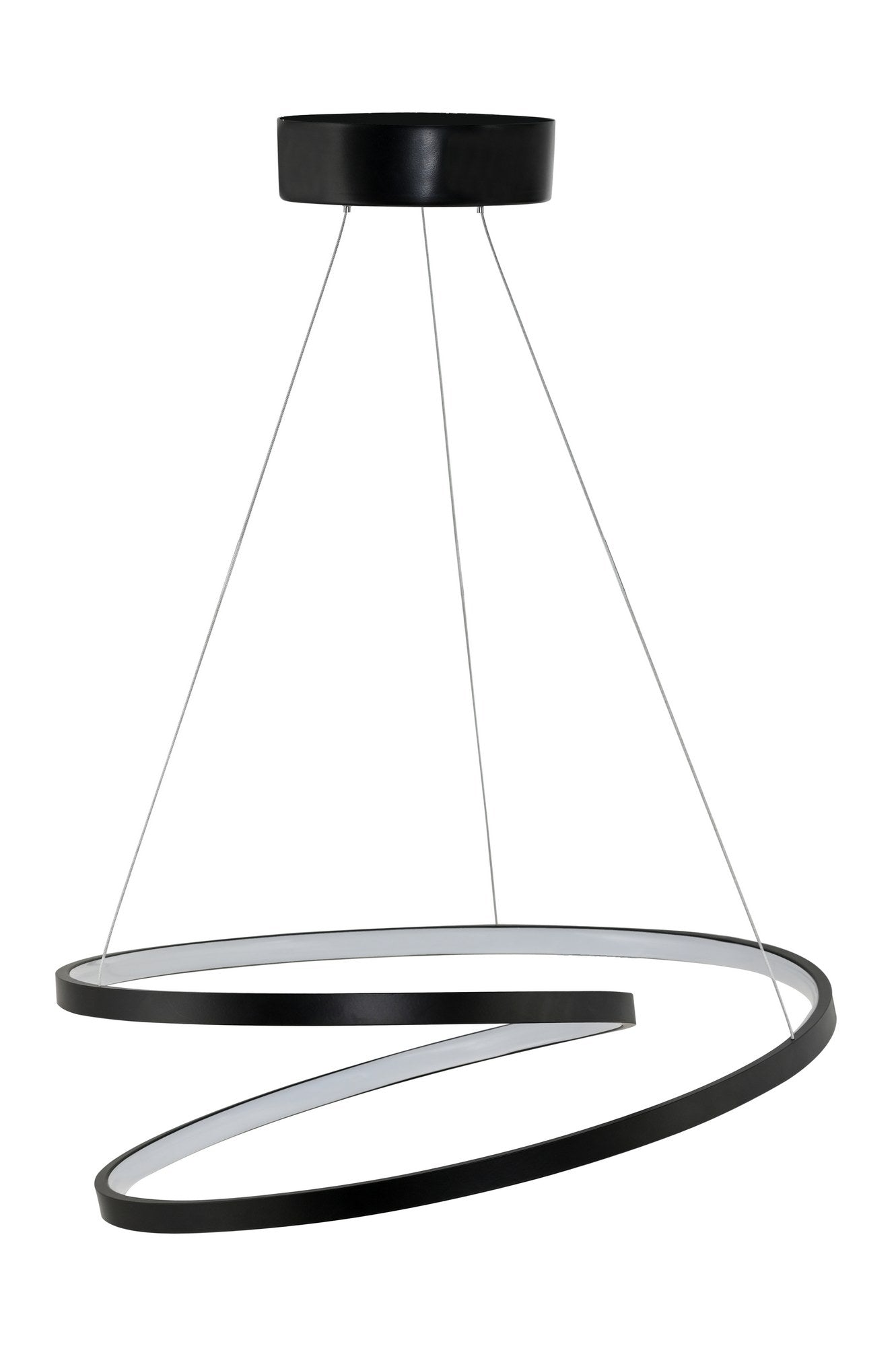 Candeeiro de Teto – 0-80 cm – Preto – Alumínio