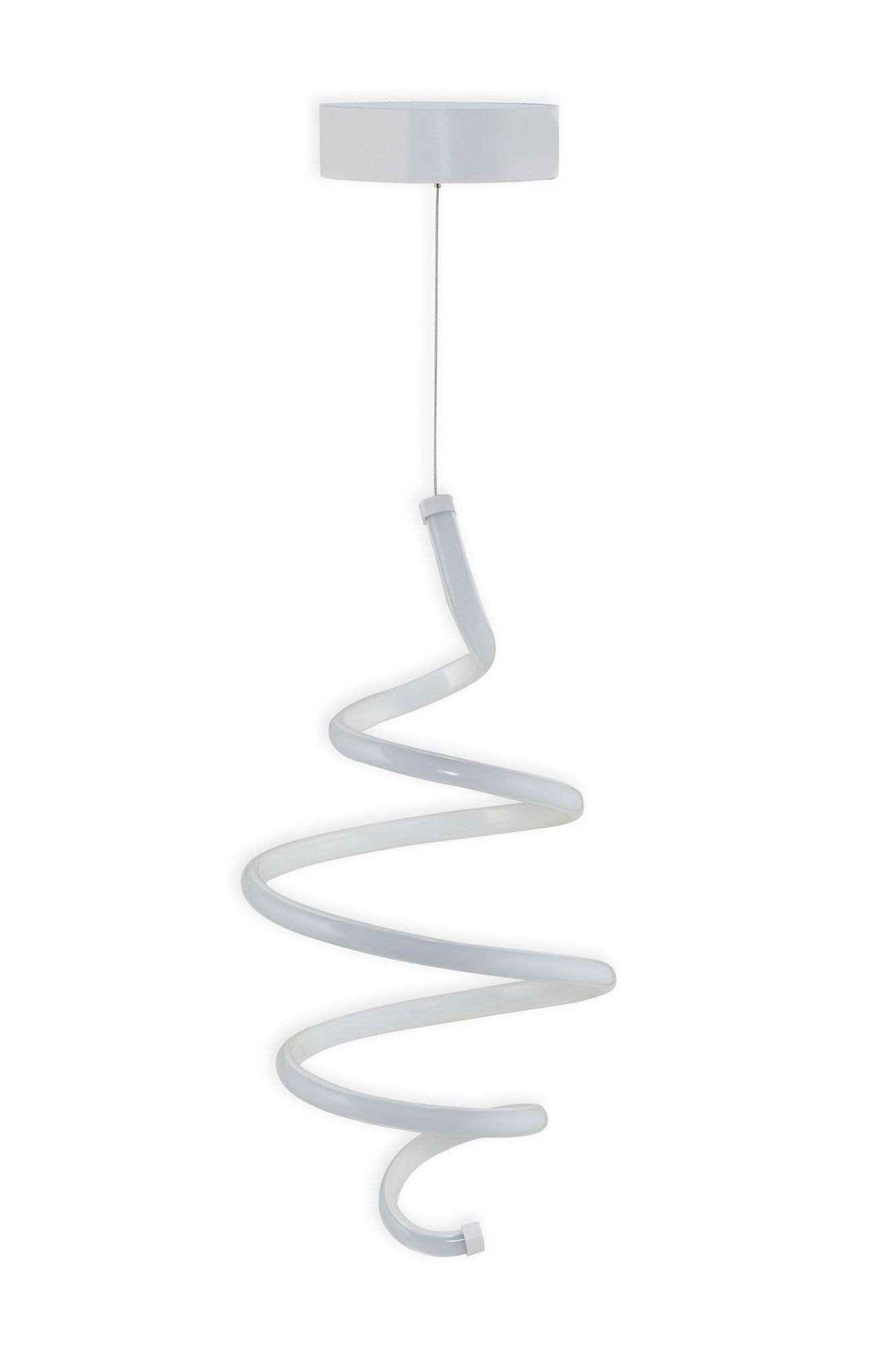 Candeeiro de Teto - 43 x 24 x 24 cm - Branco - Alumínio