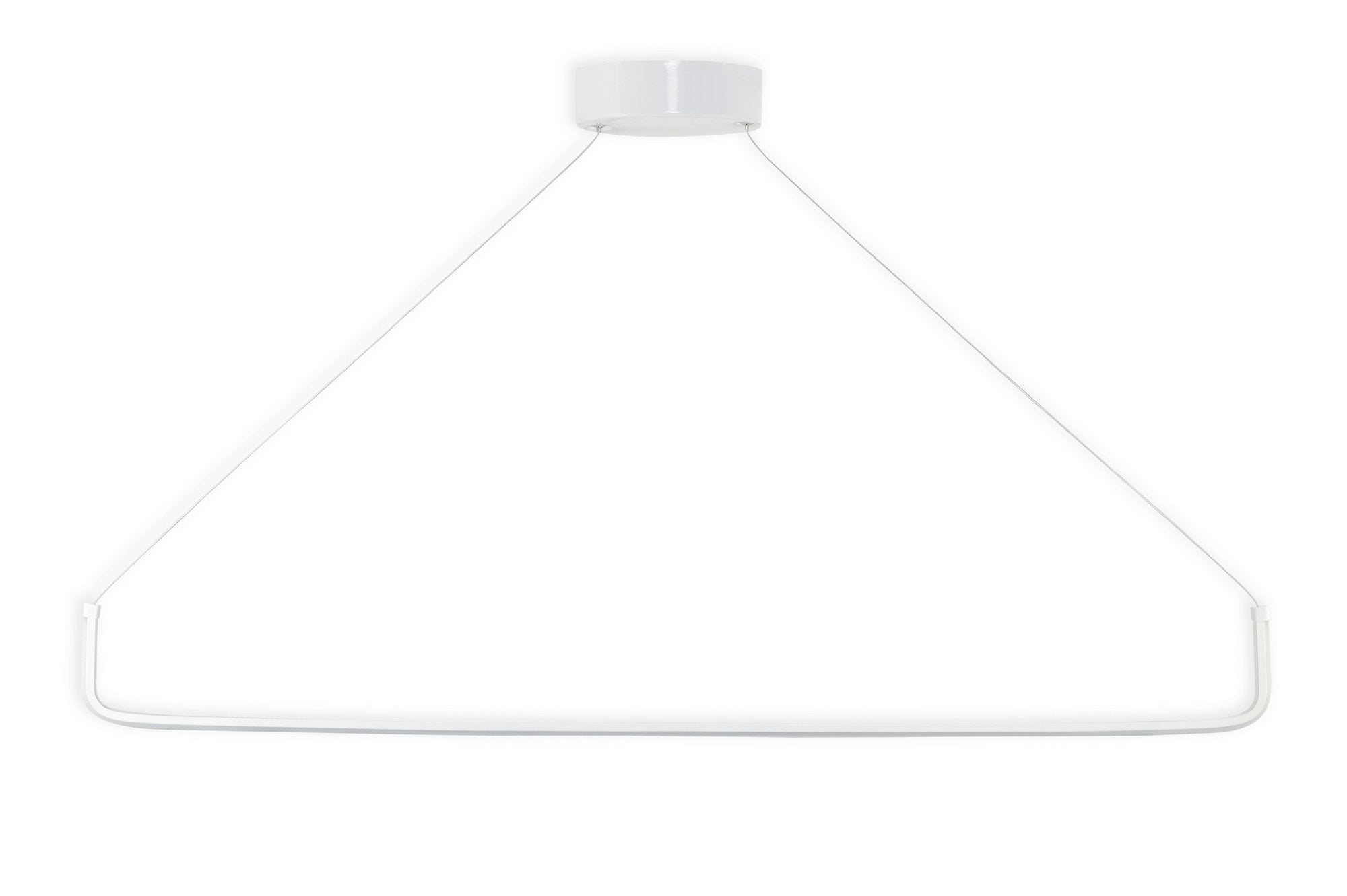 Candeeiro de Teto – Ajustável de 0-80 cm – Branco – Alumínio