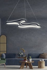 Candeeiro de Teto - Ajustável de 0-80 cm - Preto - Alumínio