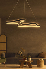 Candeeiro de Teto – 102 x 10 x 10 cm – Preto – Alumínio