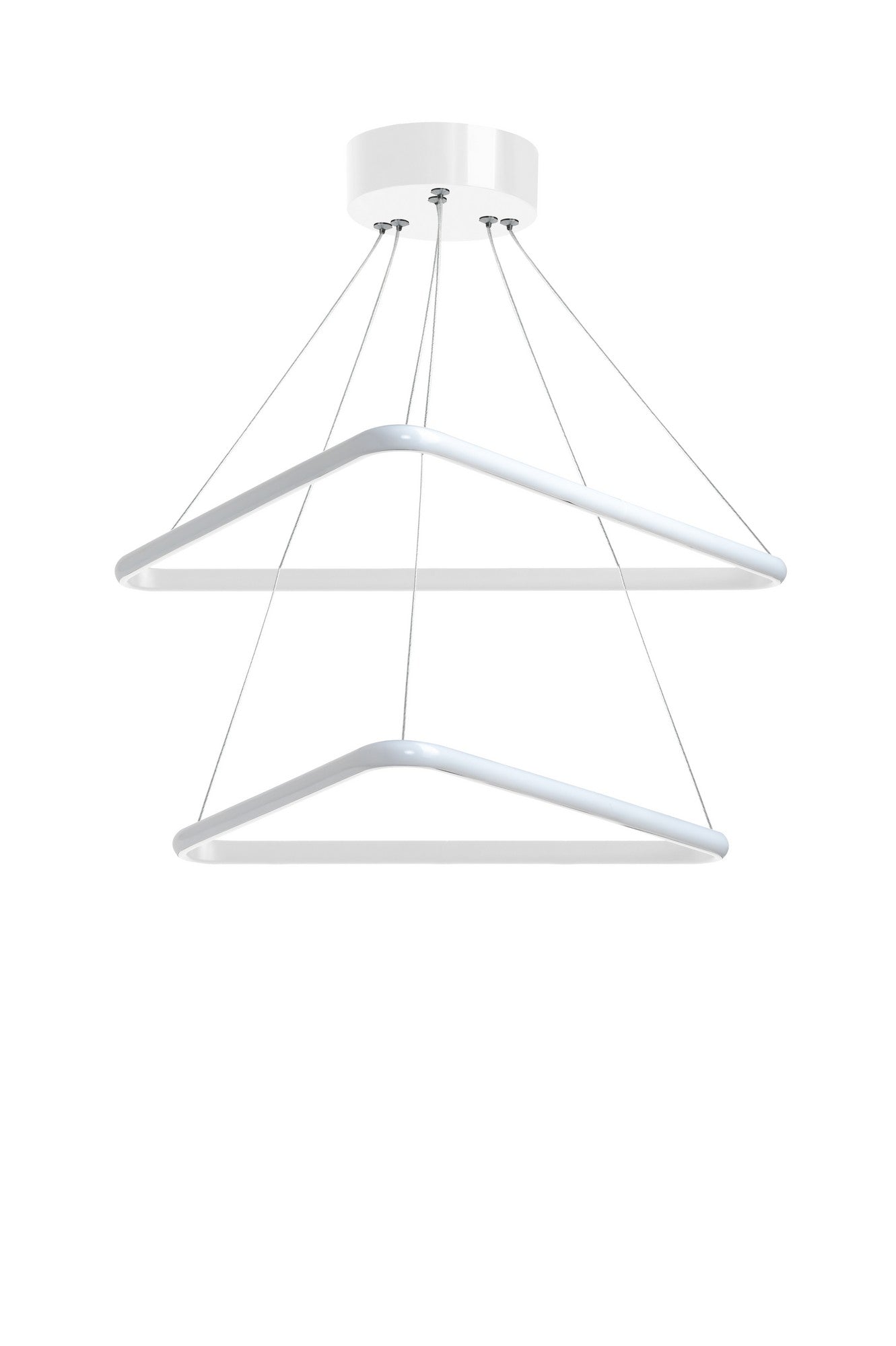 Candeeiro de Teto – 30 x 30 x 30 cm / 40 x 40 x 40 cm – Branco – Alumínio