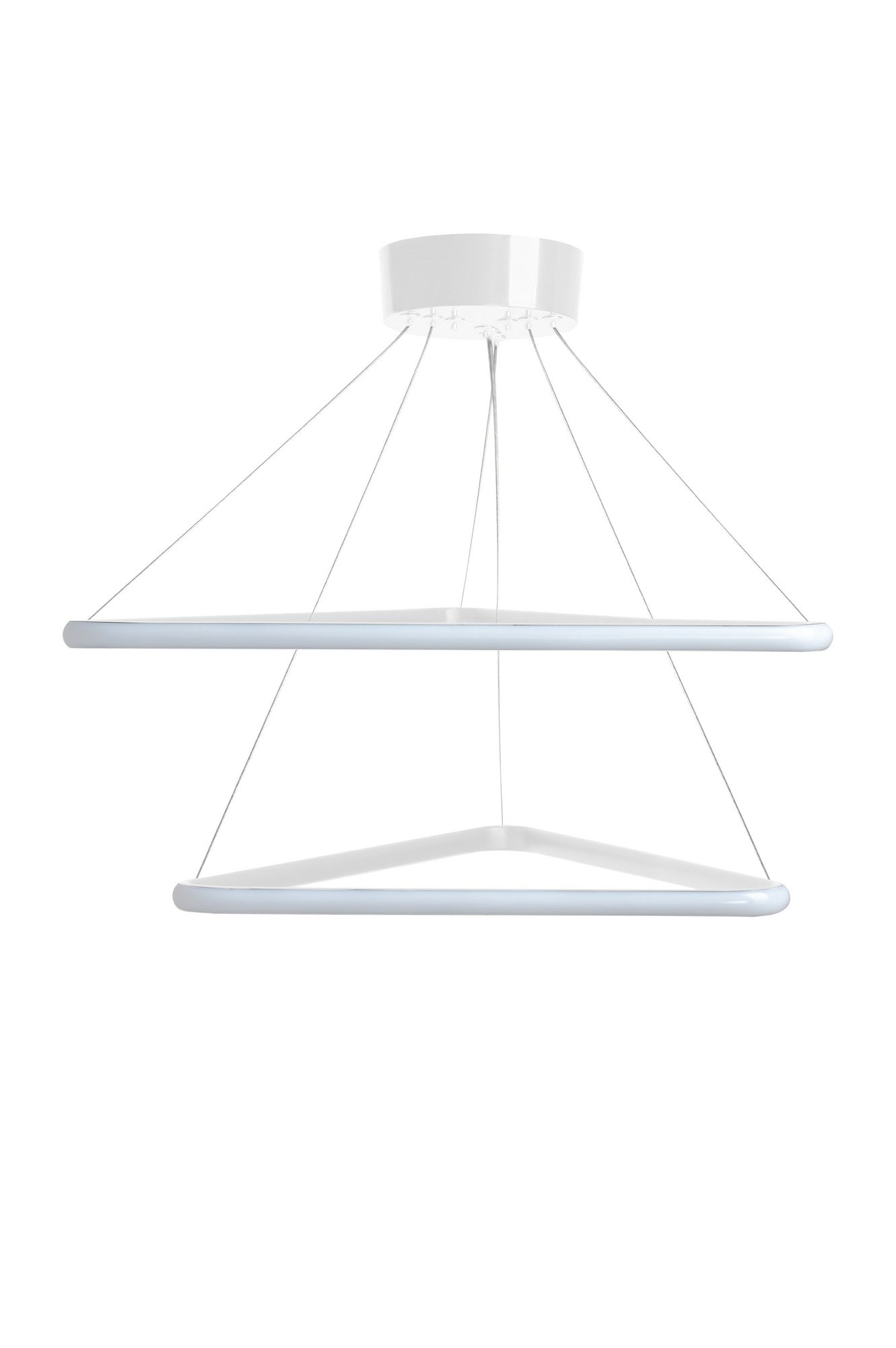 Candeeiro de Teto – 30 x 30 x 30 cm / 40 x 40 x 40 cm – Branco – Alumínio