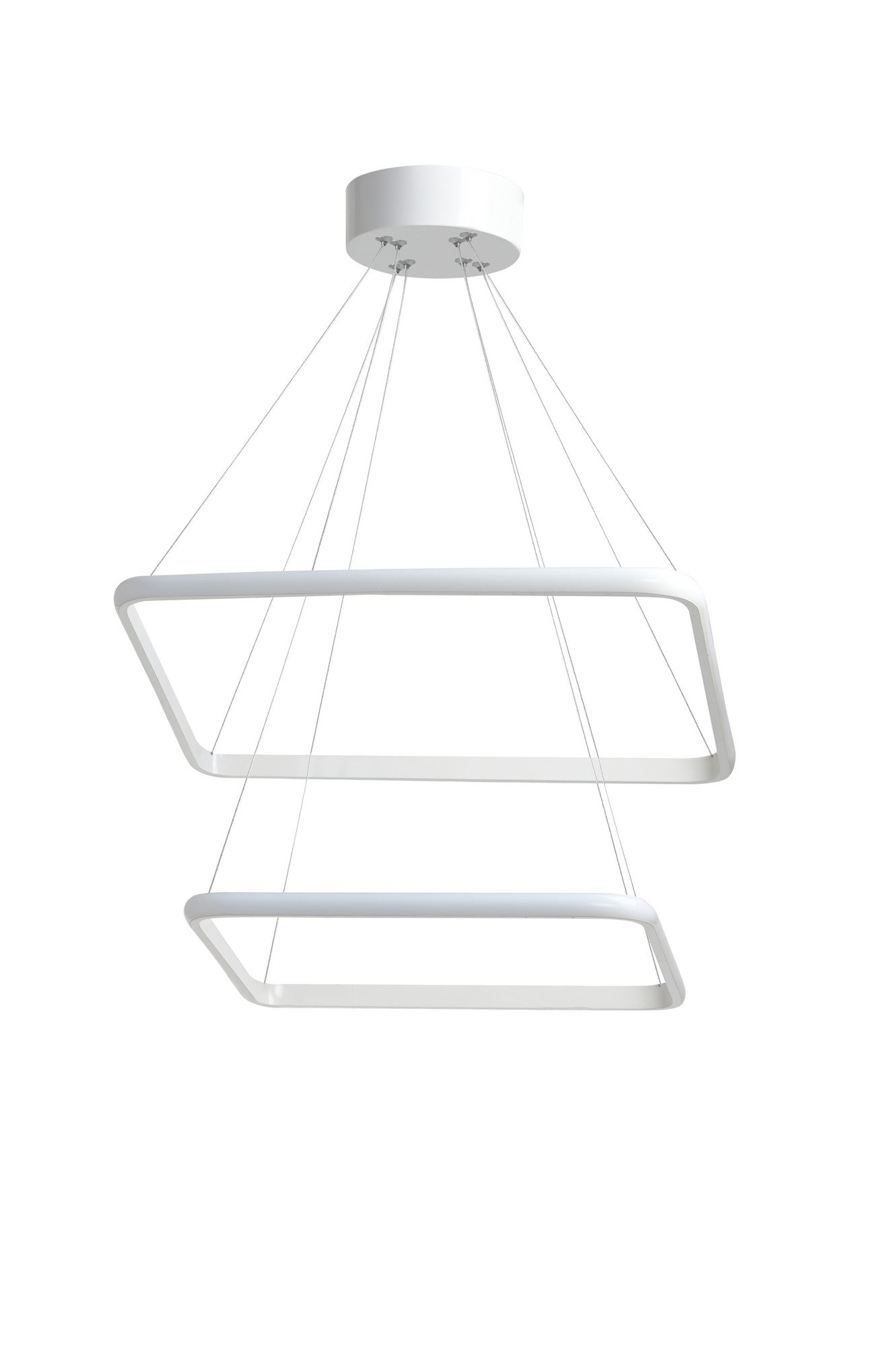 Candeeiro de Teto – 0-80 cm – Branco – Alumínio