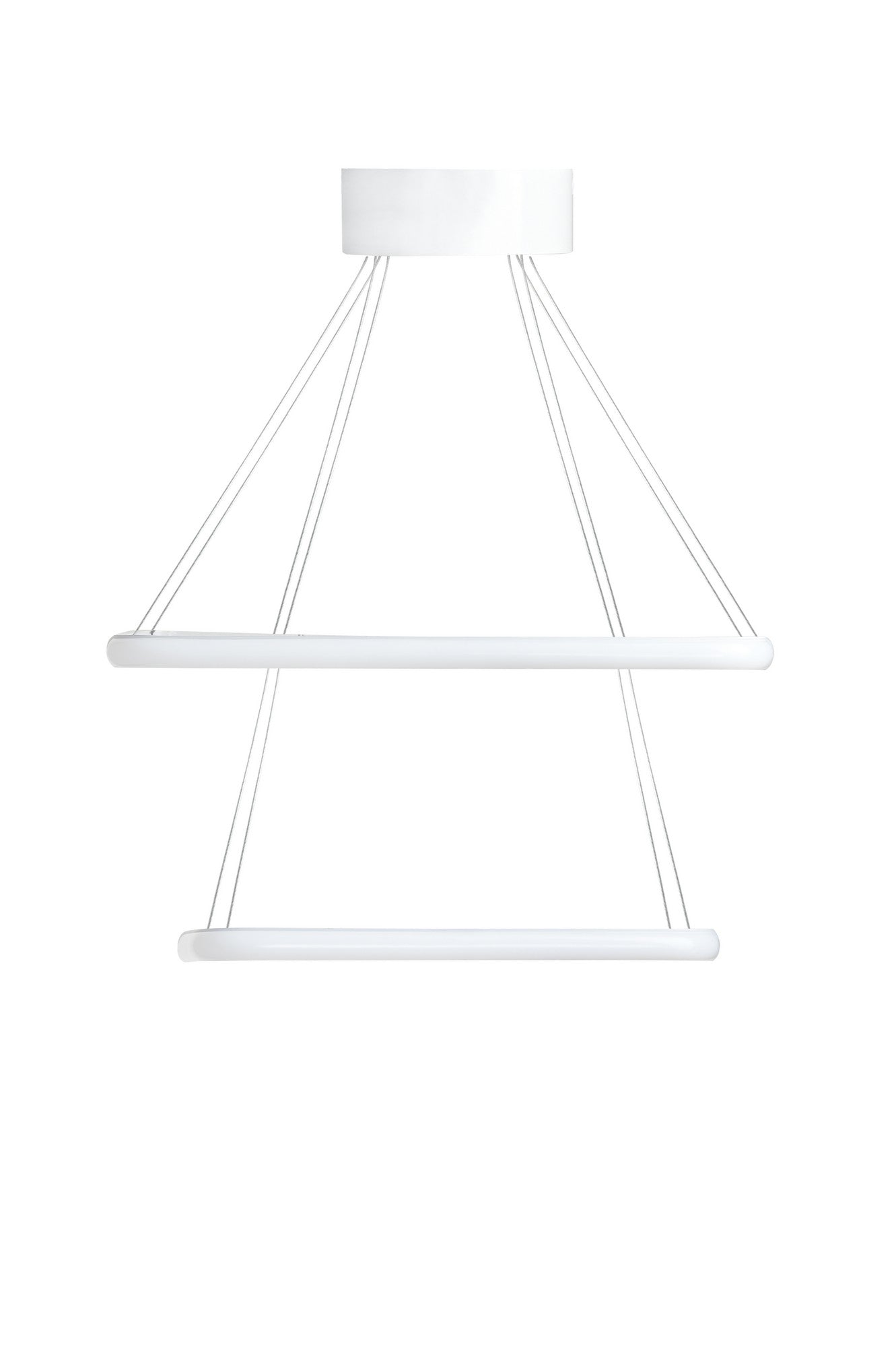 Candeeiro de Teto – 0-80 cm – Branco – Alumínio
