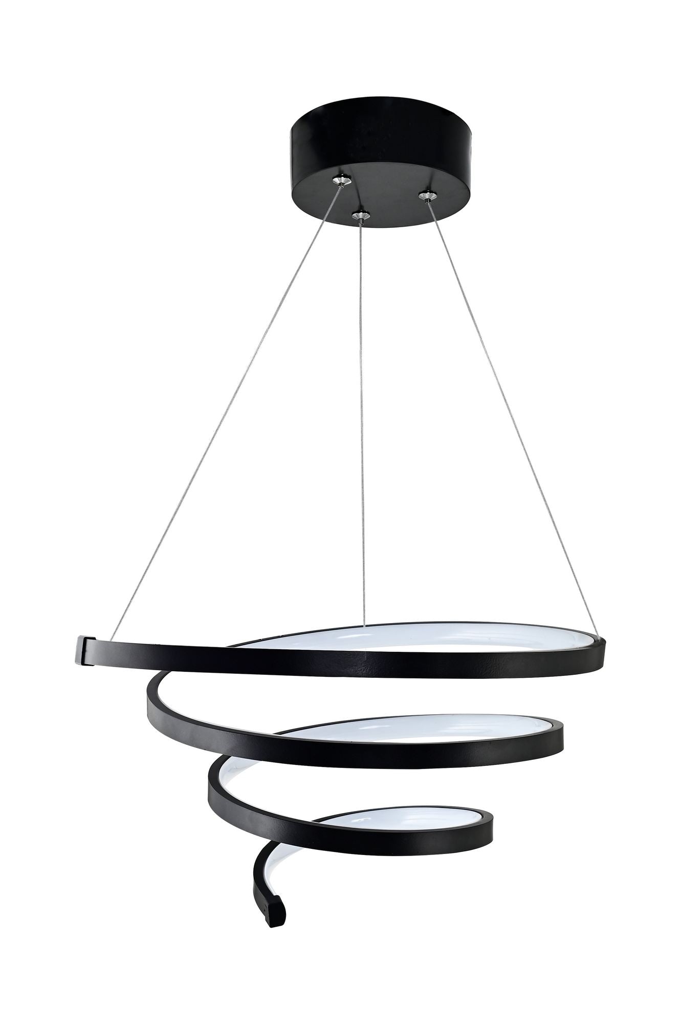 Candeeiro de Teto – 45 x 45 x 30 cm – Preto – Alumínio