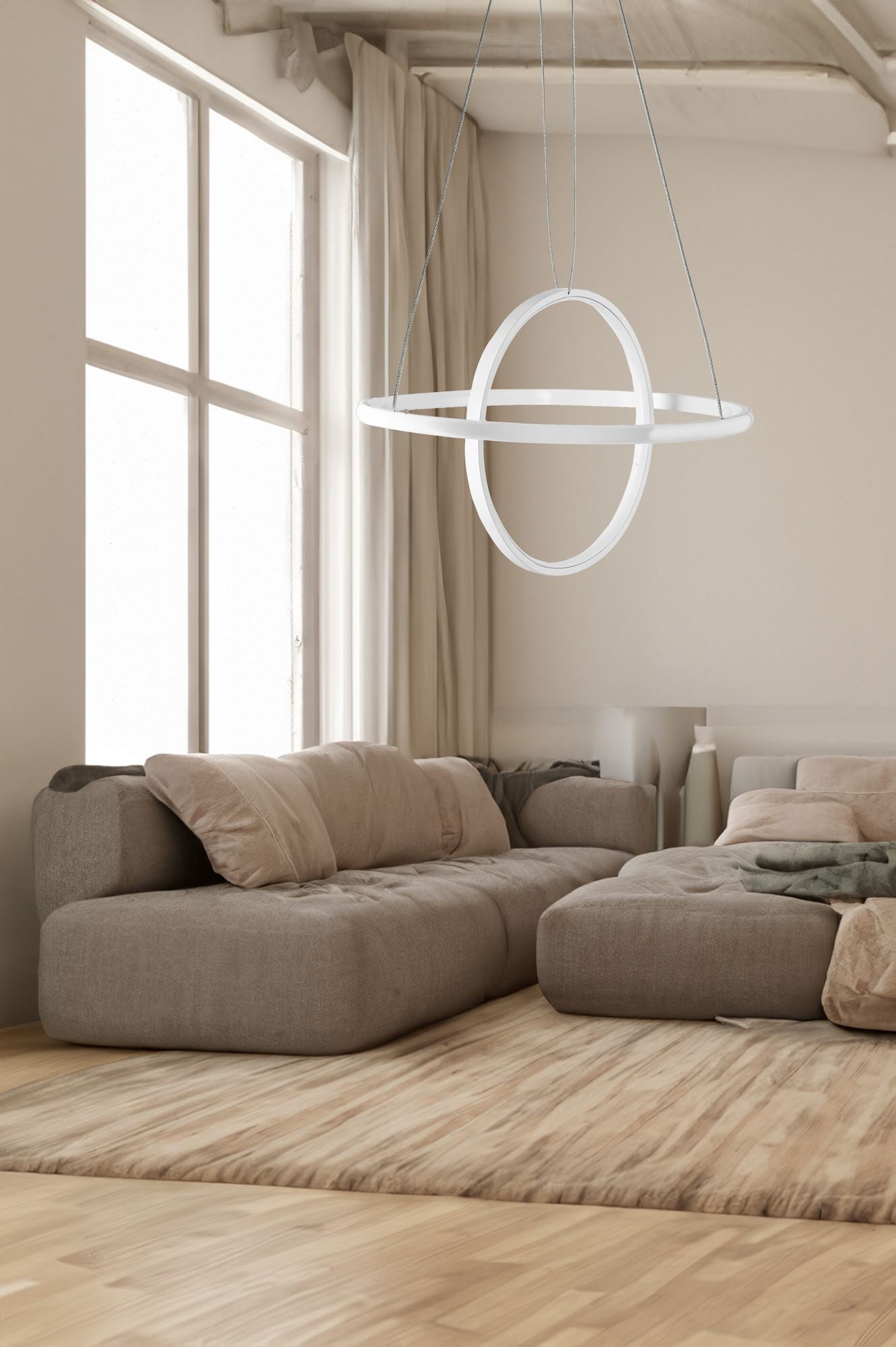 Candeeiro de Teto – 30 x 30 x 20 cm – Branco – Alumínio