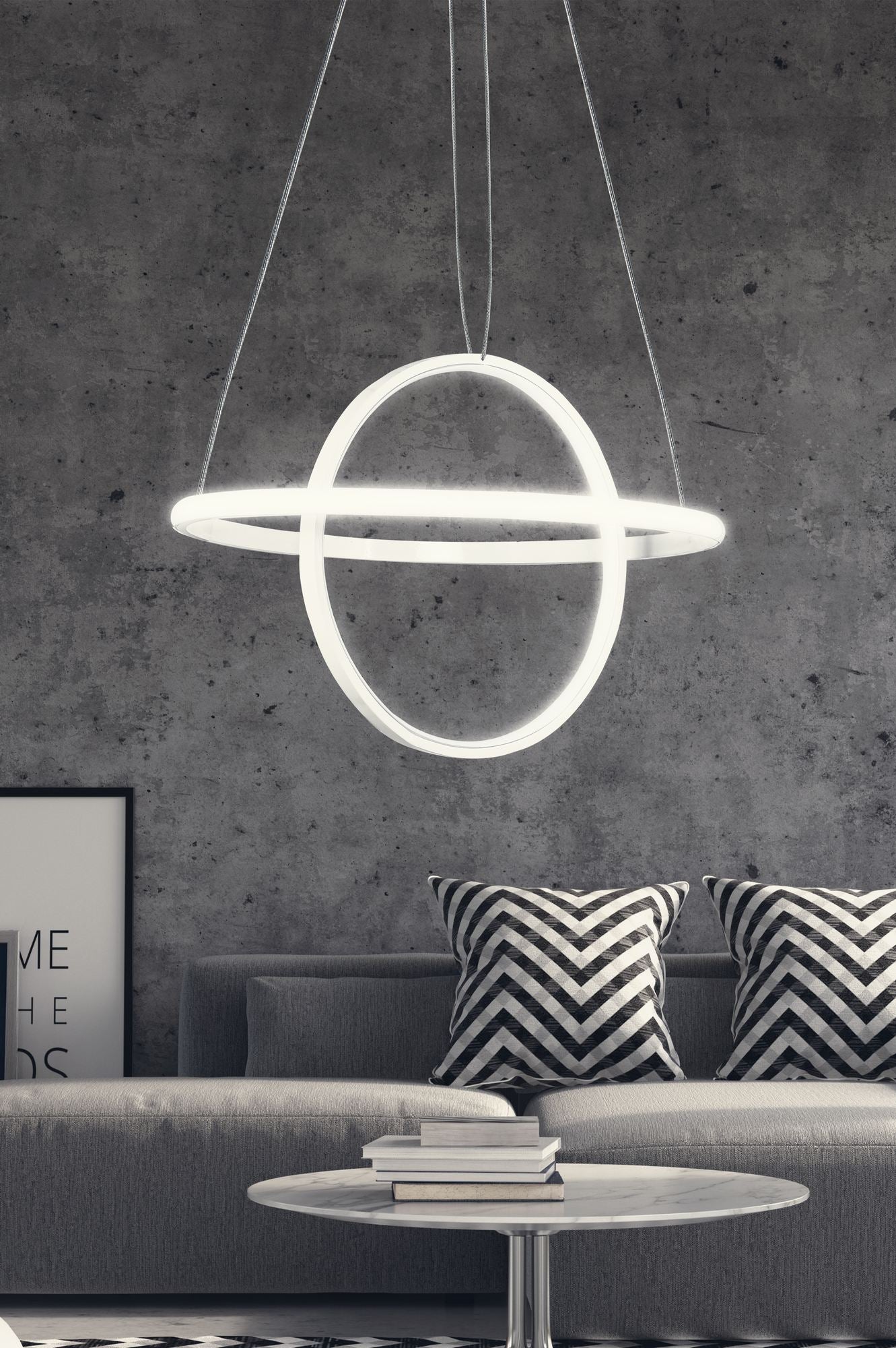 Candeeiro de Teto – 30 x 30 x 20 cm – Branco – Alumínio