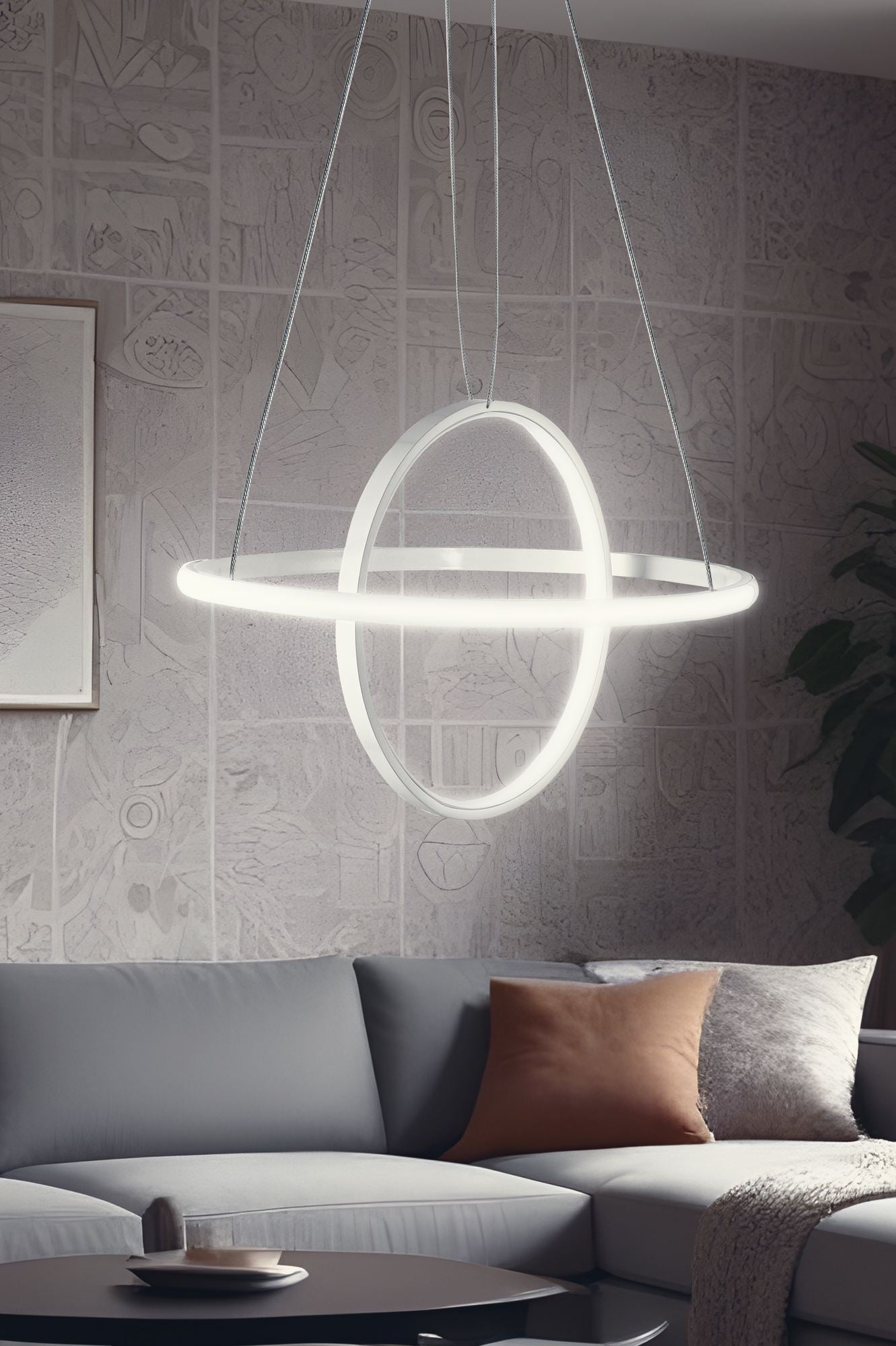 Candeeiro de Teto – 30 x 30 x 20 cm – Branco – Alumínio