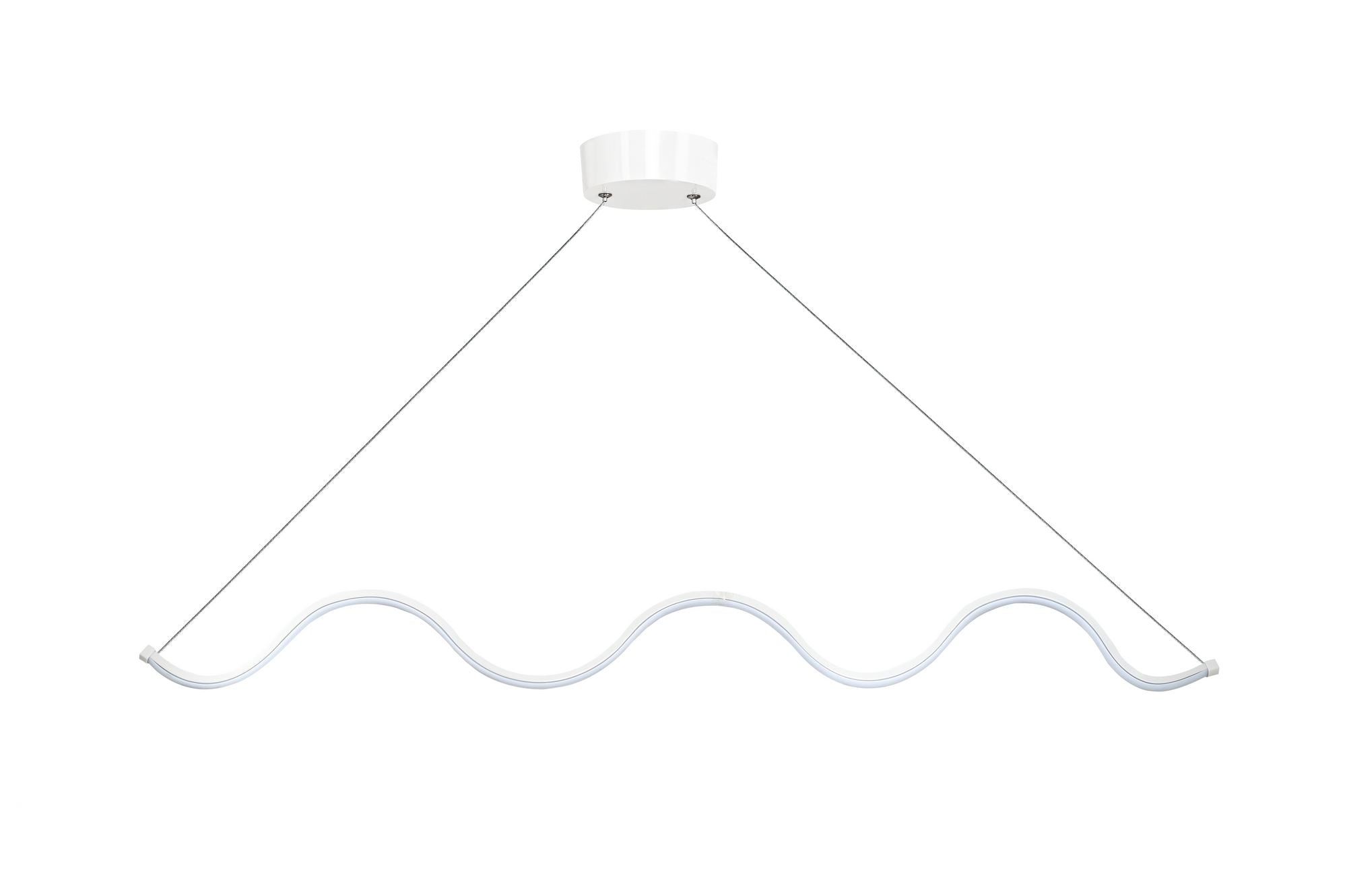 Candeeiro de Teto – 100 x 2 x 6 cm – Branco – Alumínio