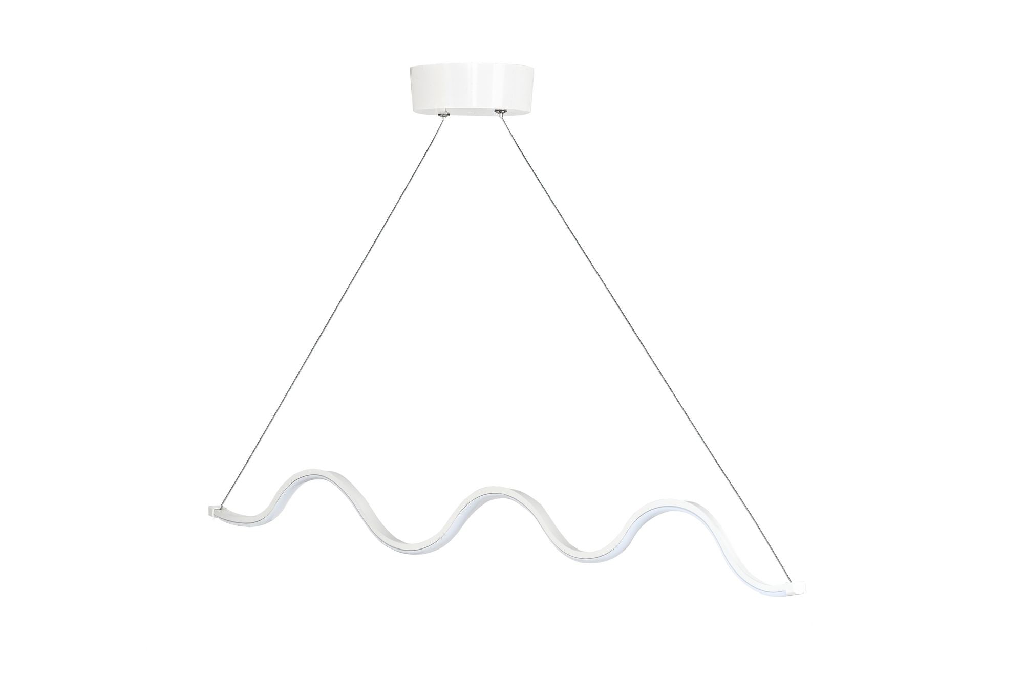 Candeeiro de Teto – 100 x 2 x 6 cm – Branco – Alumínio