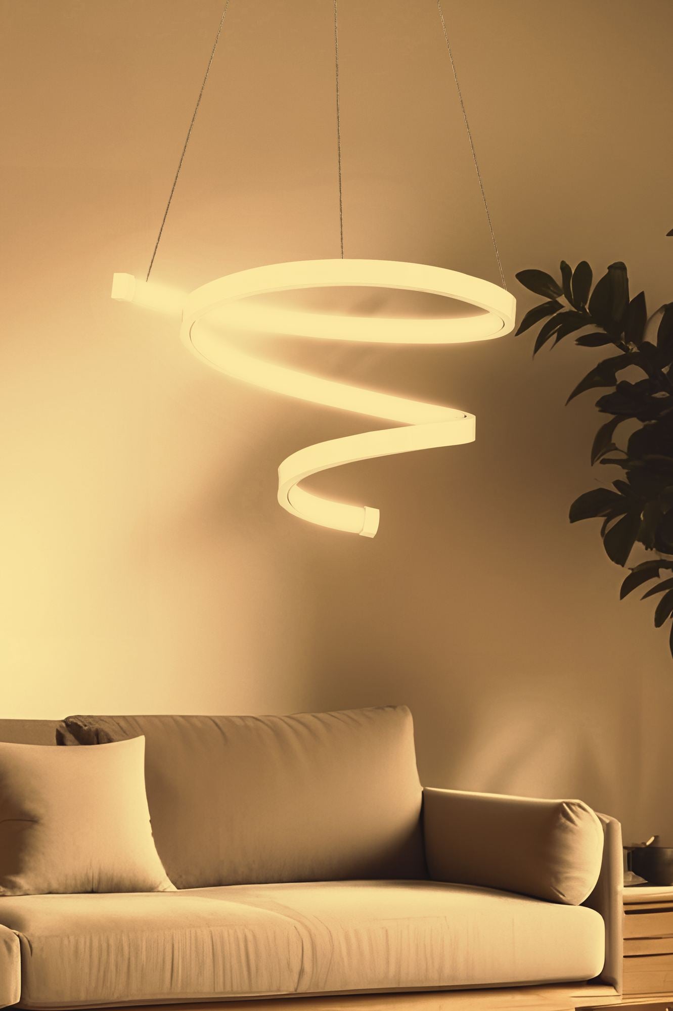 Candeeiro de Teto – 30 x 30 x 20 cm – Branco – Alumínio